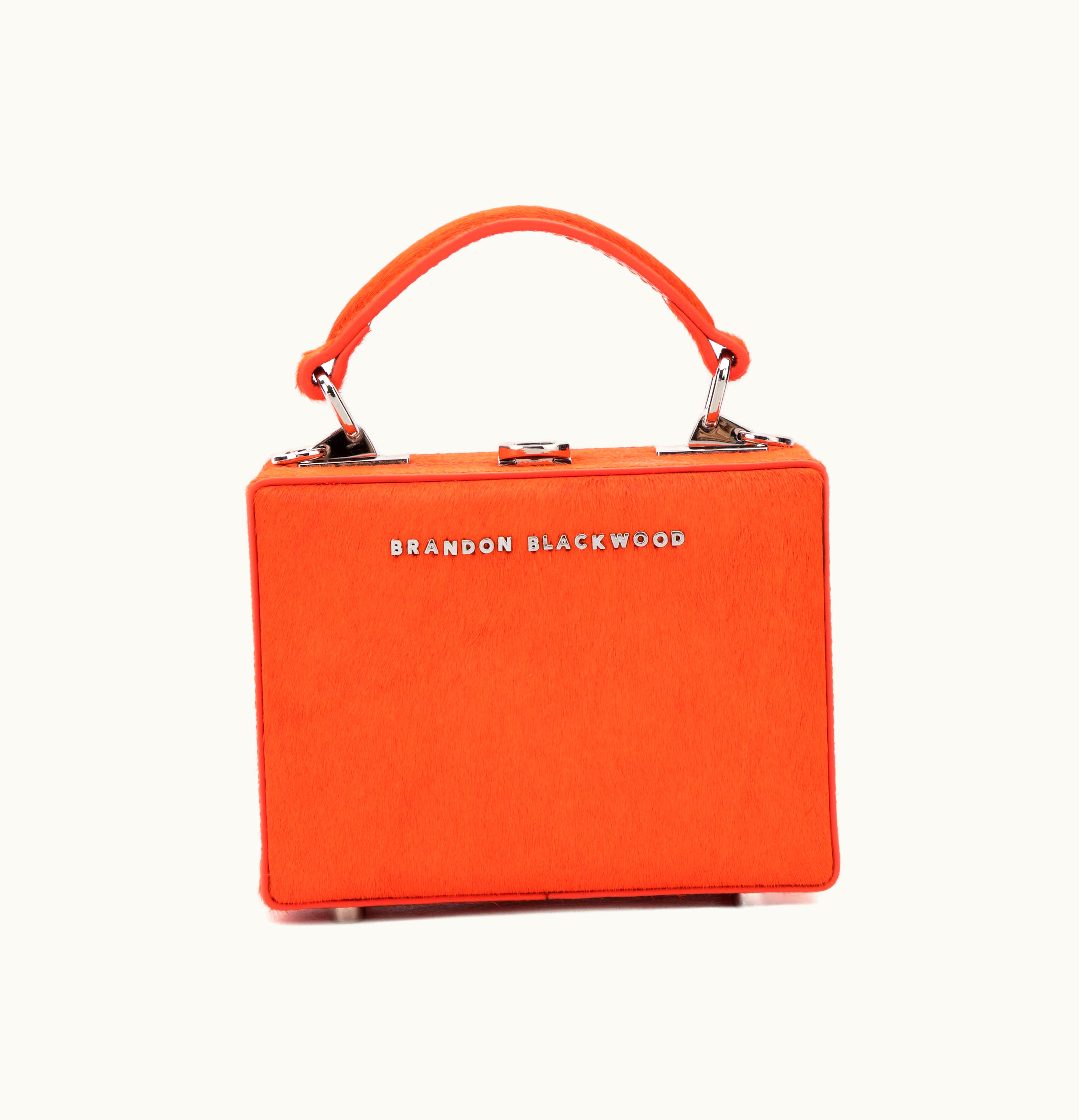Brandon Blackwood Brandon Blackwood Mini Kendrick Trunk Ponyhair Burnt Orange