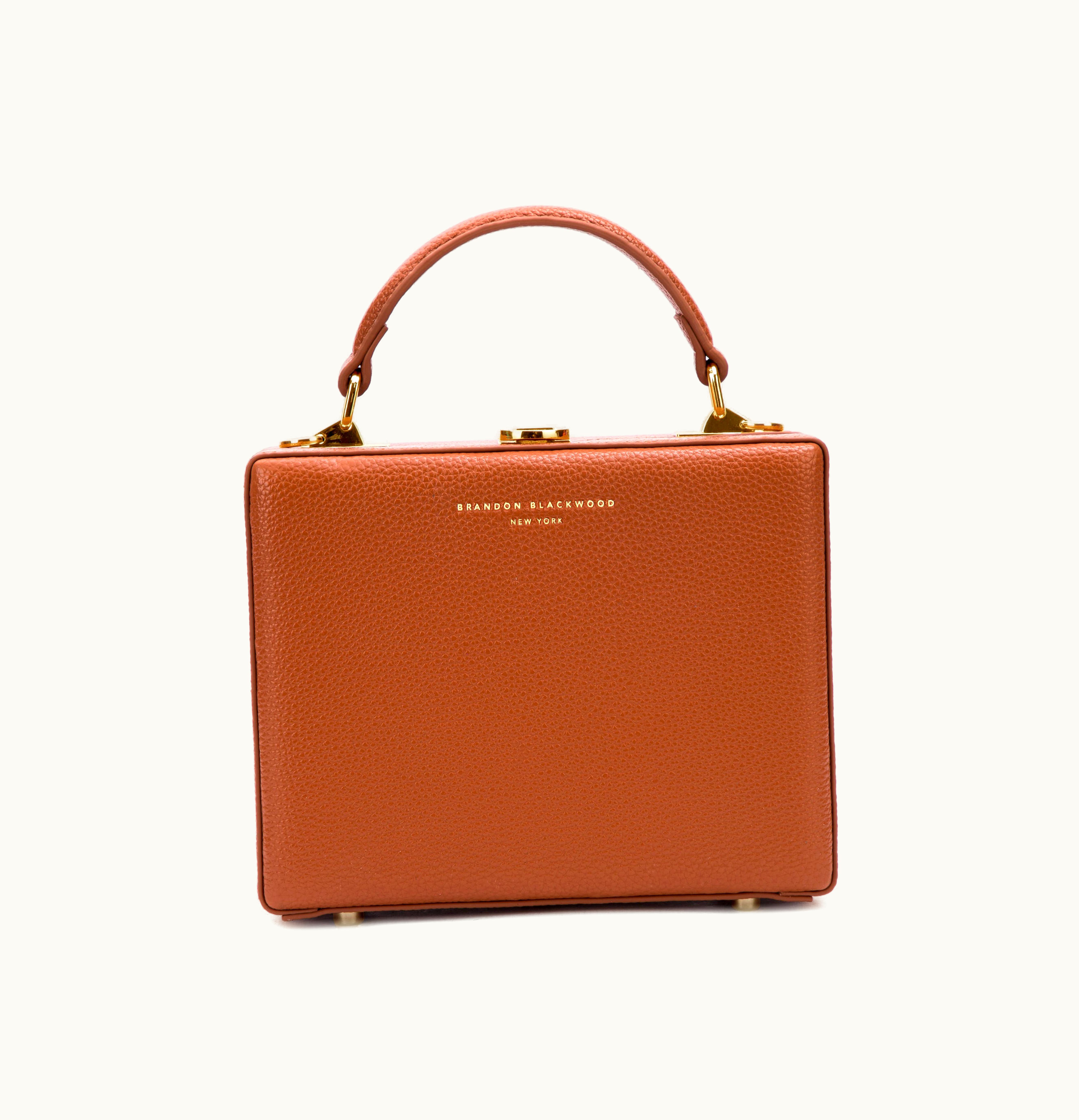 Brandon Blackwood Brandon Blackwood Kendrick Trunk Gold tone Chocolate Brown