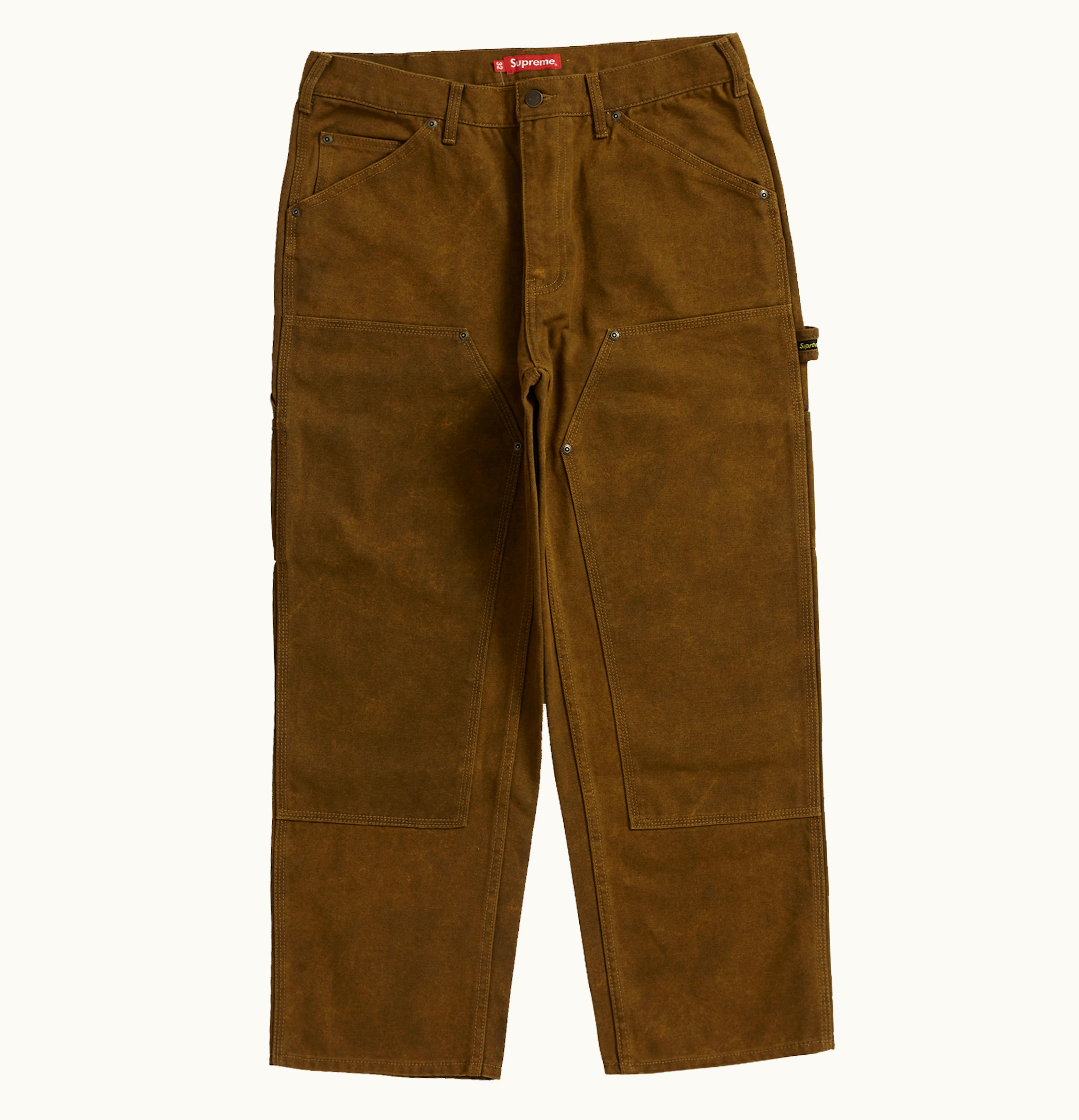 Supreme Supreme Canvas Double Knee Painter Pant Tan