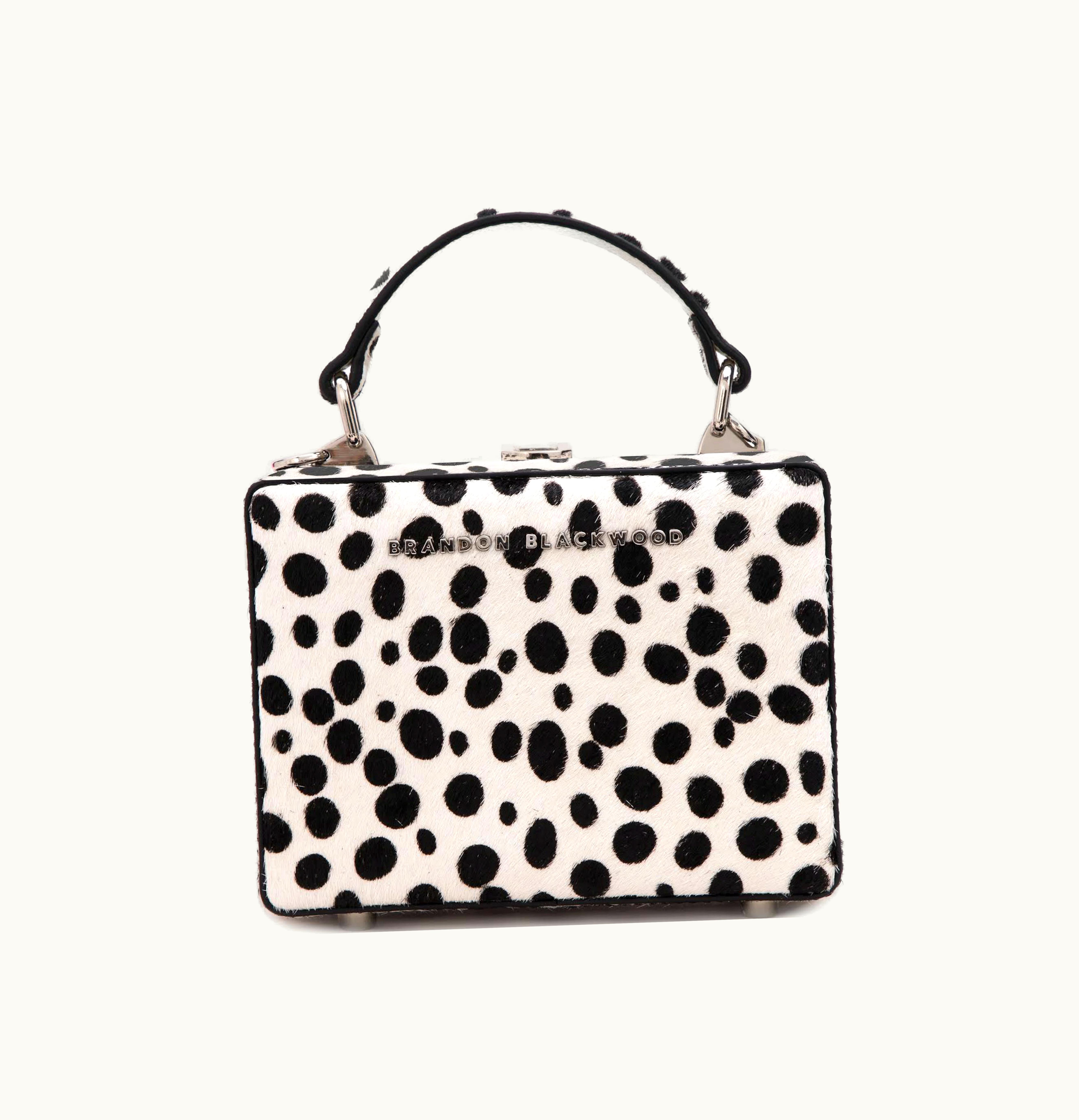 Brandon Blackwood Brandon Blackwood Mini Kendrick Trunk Ponyhair Dalmatian