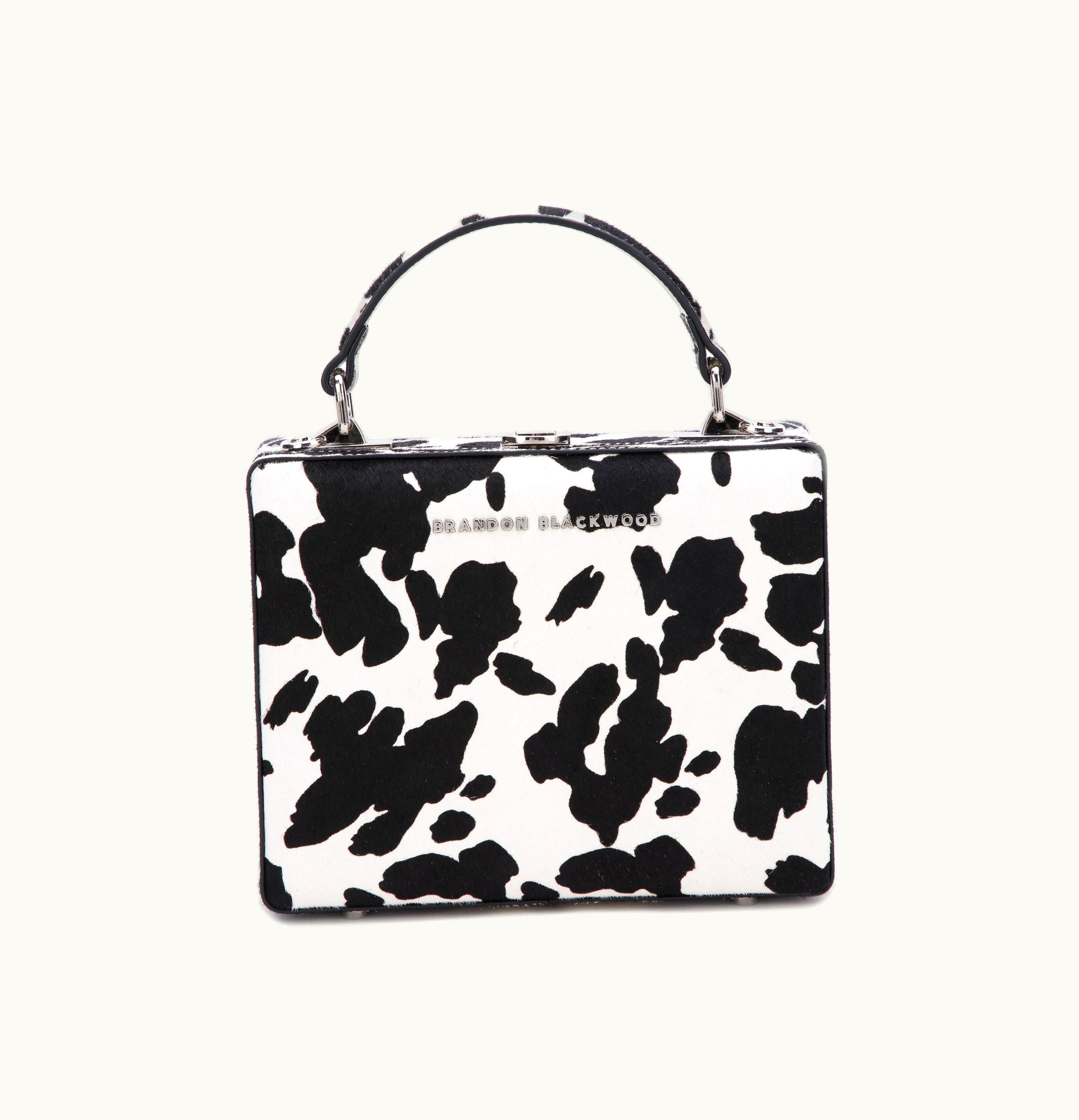 Brandon Blackwood Brandon Blackwood Kendrick Trunk Ponyhair Cow Print
