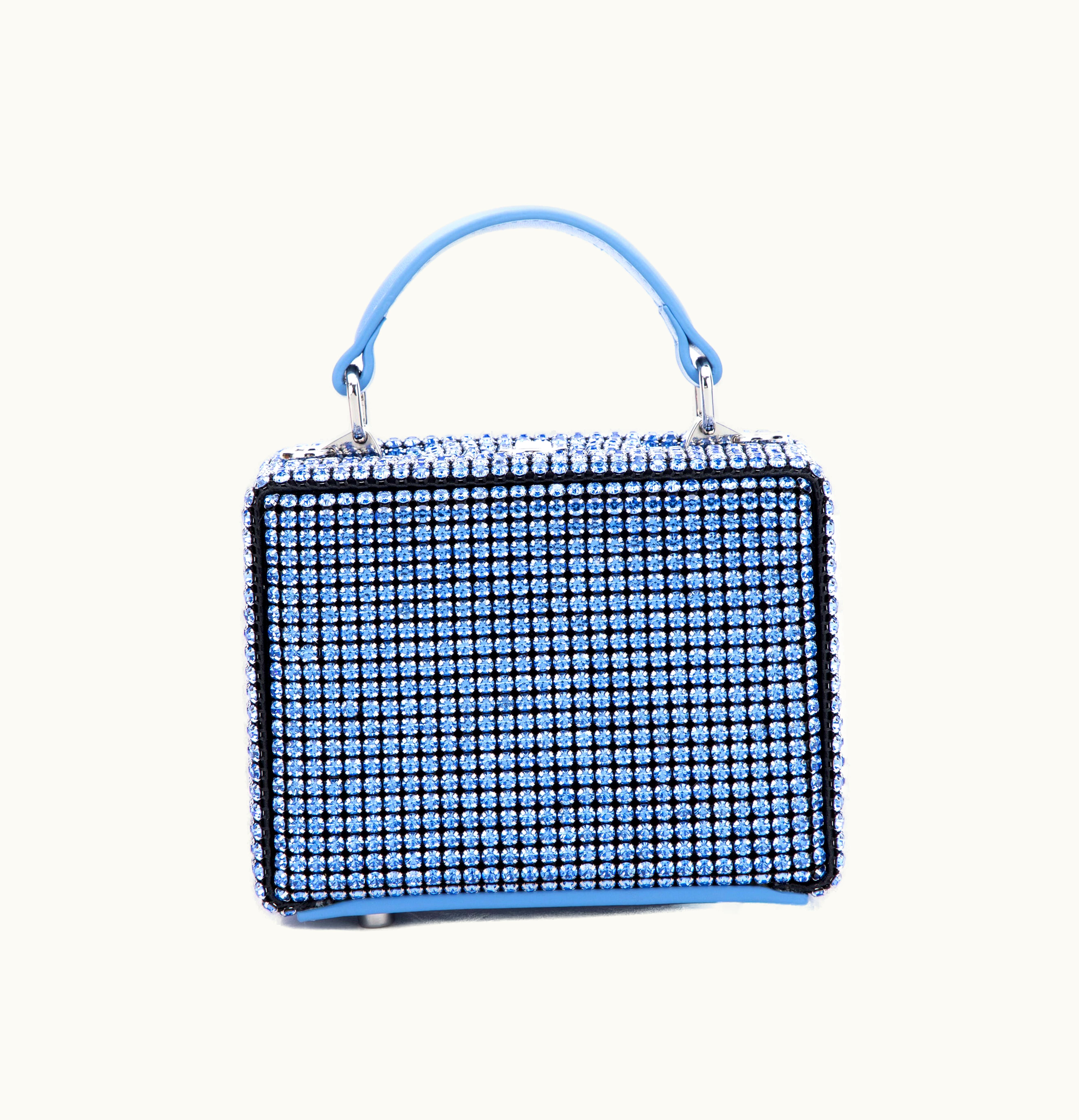 Brandon Blackwood Brandon Blackwood Mini Kendrick Trunk Rhinestone Blue