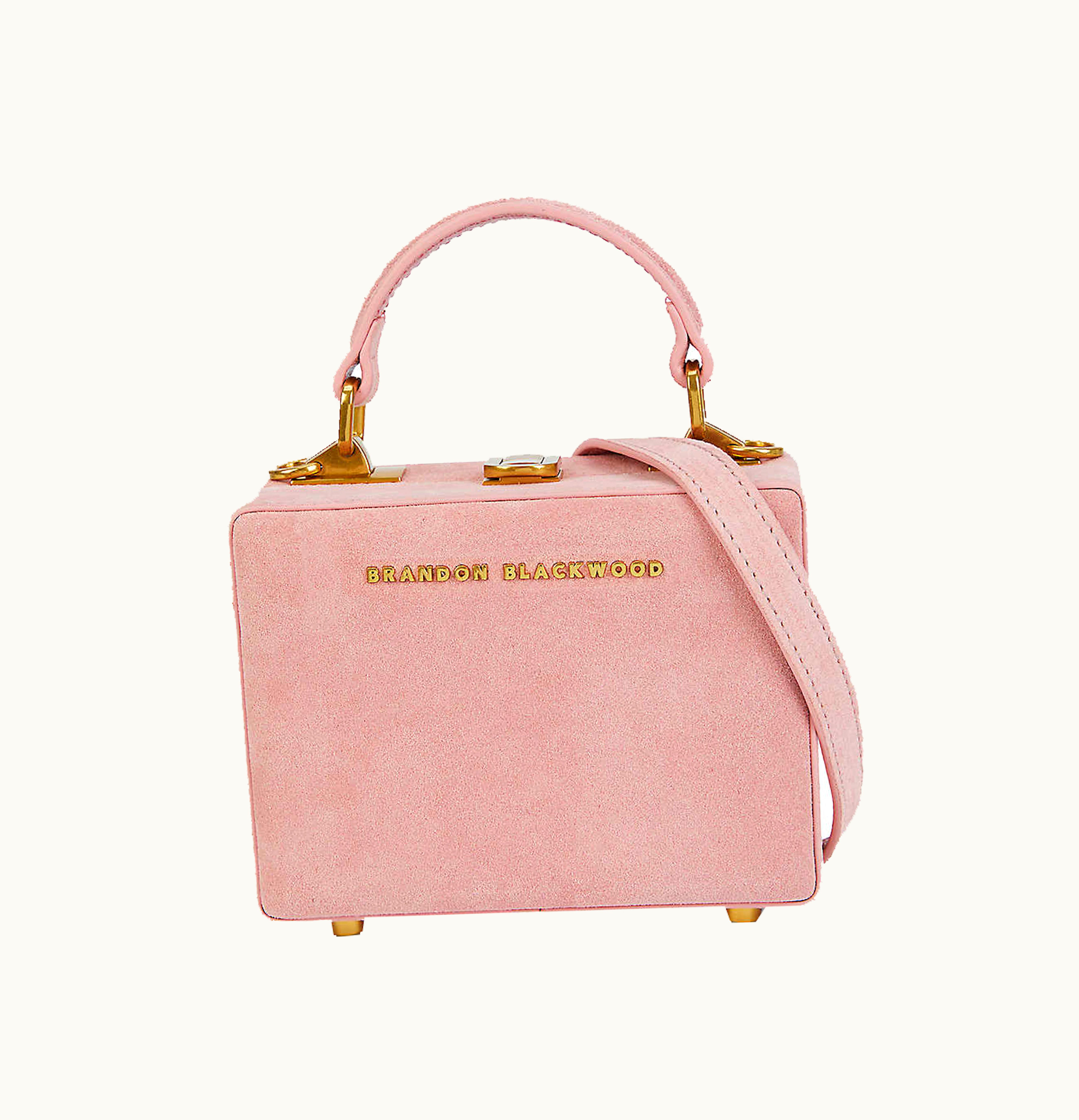 Brandon Blackwood Brandon Blackwood Mini Kendrick Trunk Suede Pink