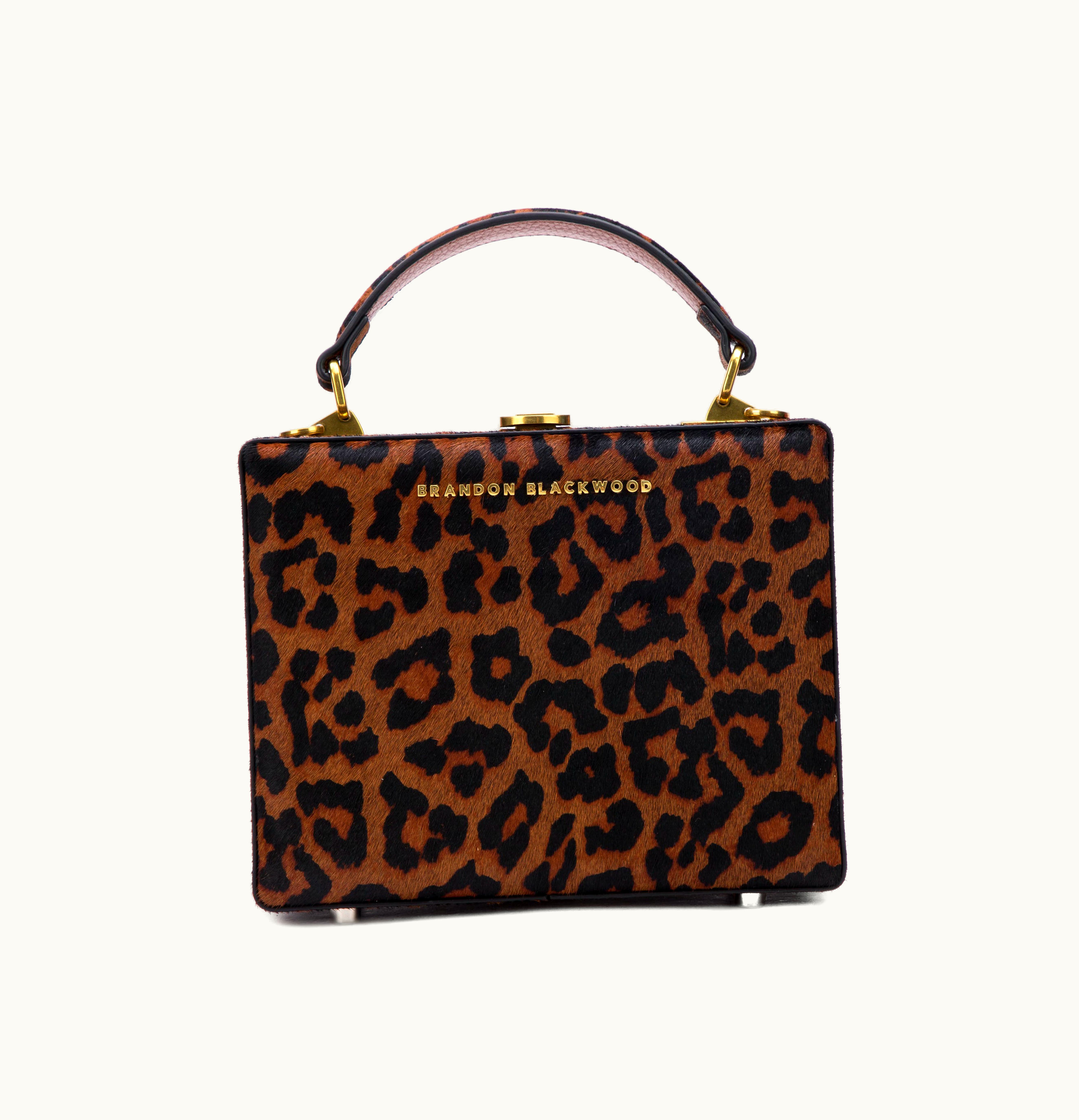 Brandon Blackwood Brandon Blackwood Kendrick Trunk Ponyhair Leopard