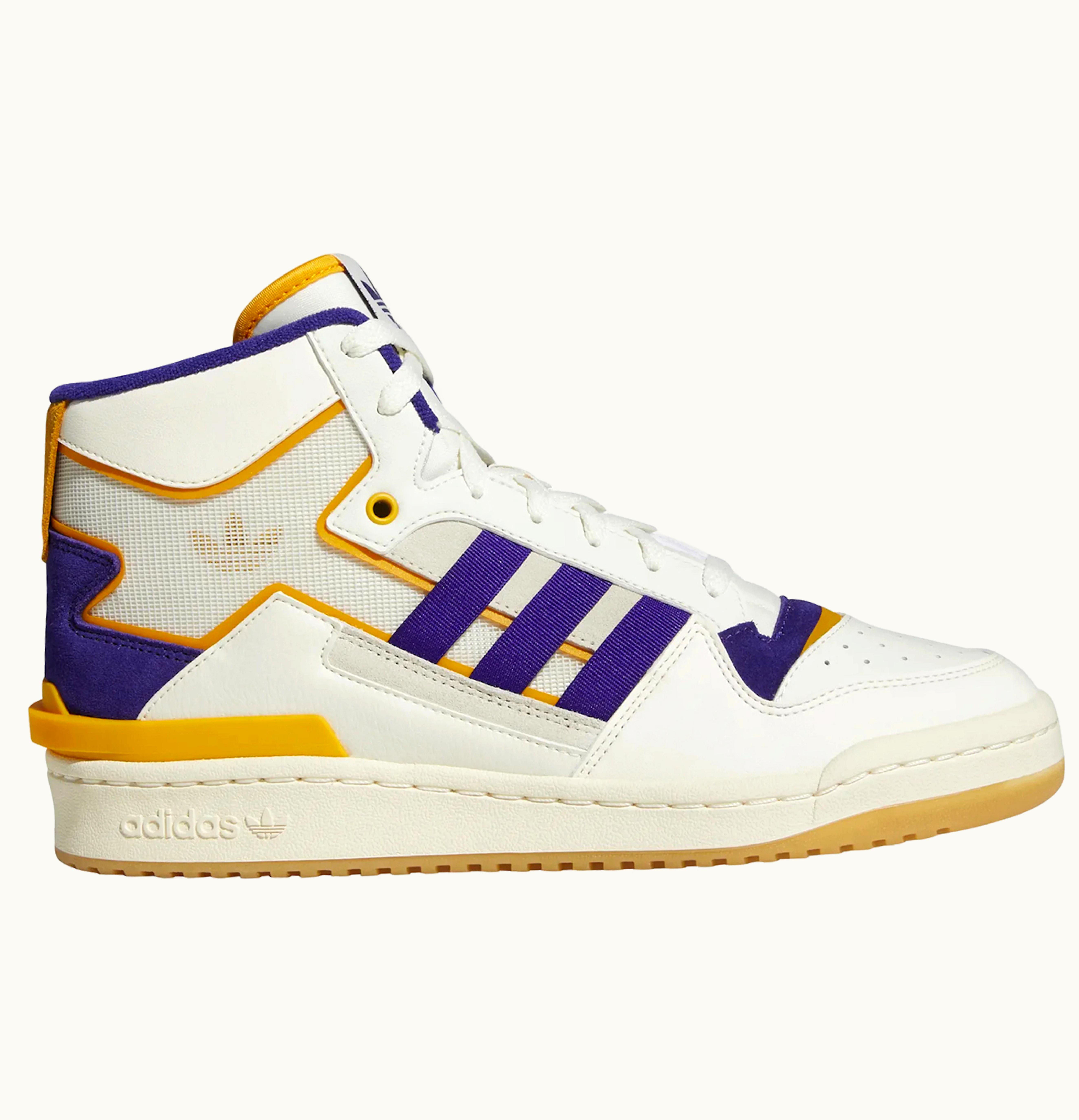 Adidas Adidas Forum Exhibit Mid Inside Out White Purple Gold