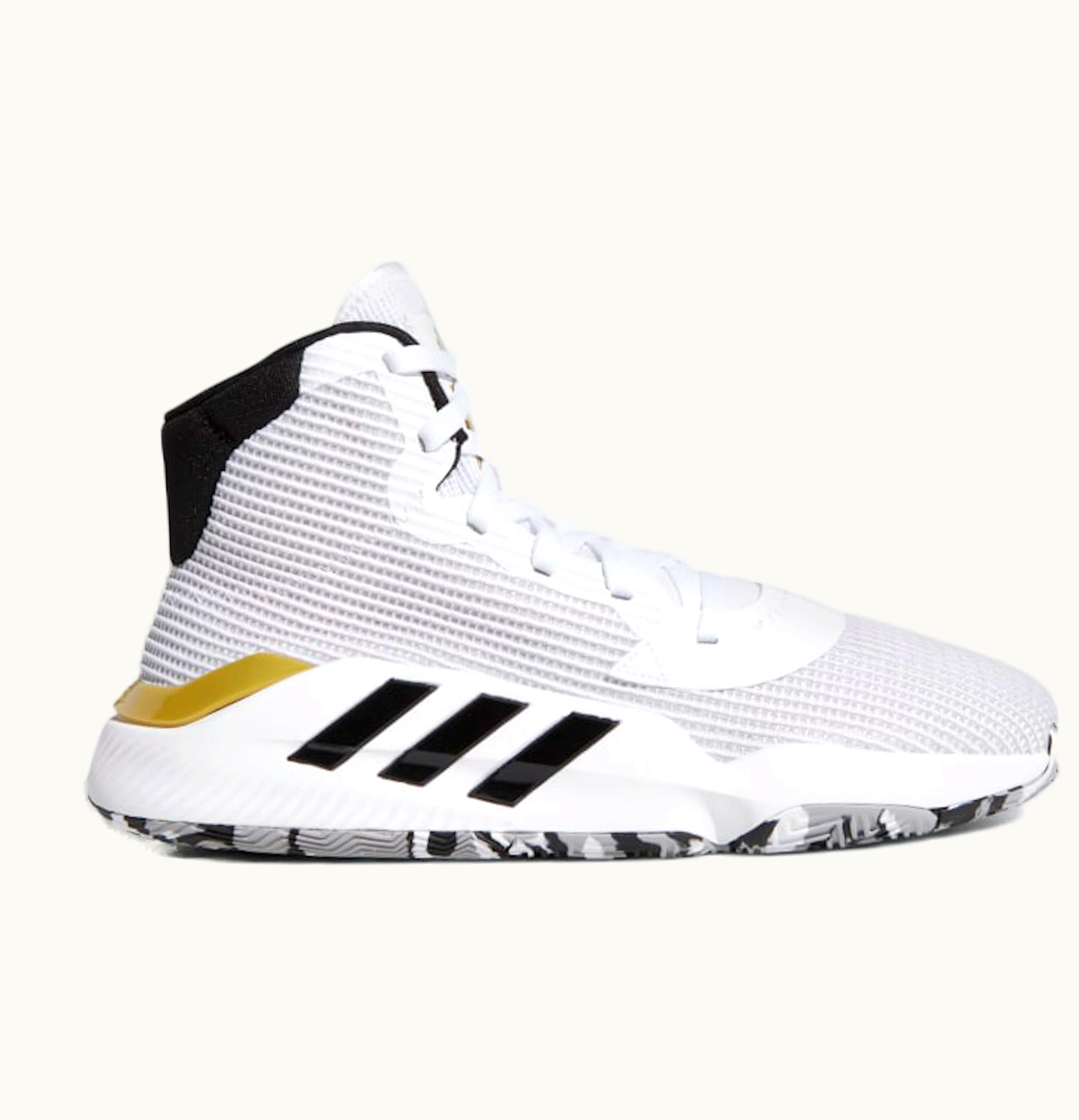 Adidas Pro Bounce 2019 White Gold Metallic
