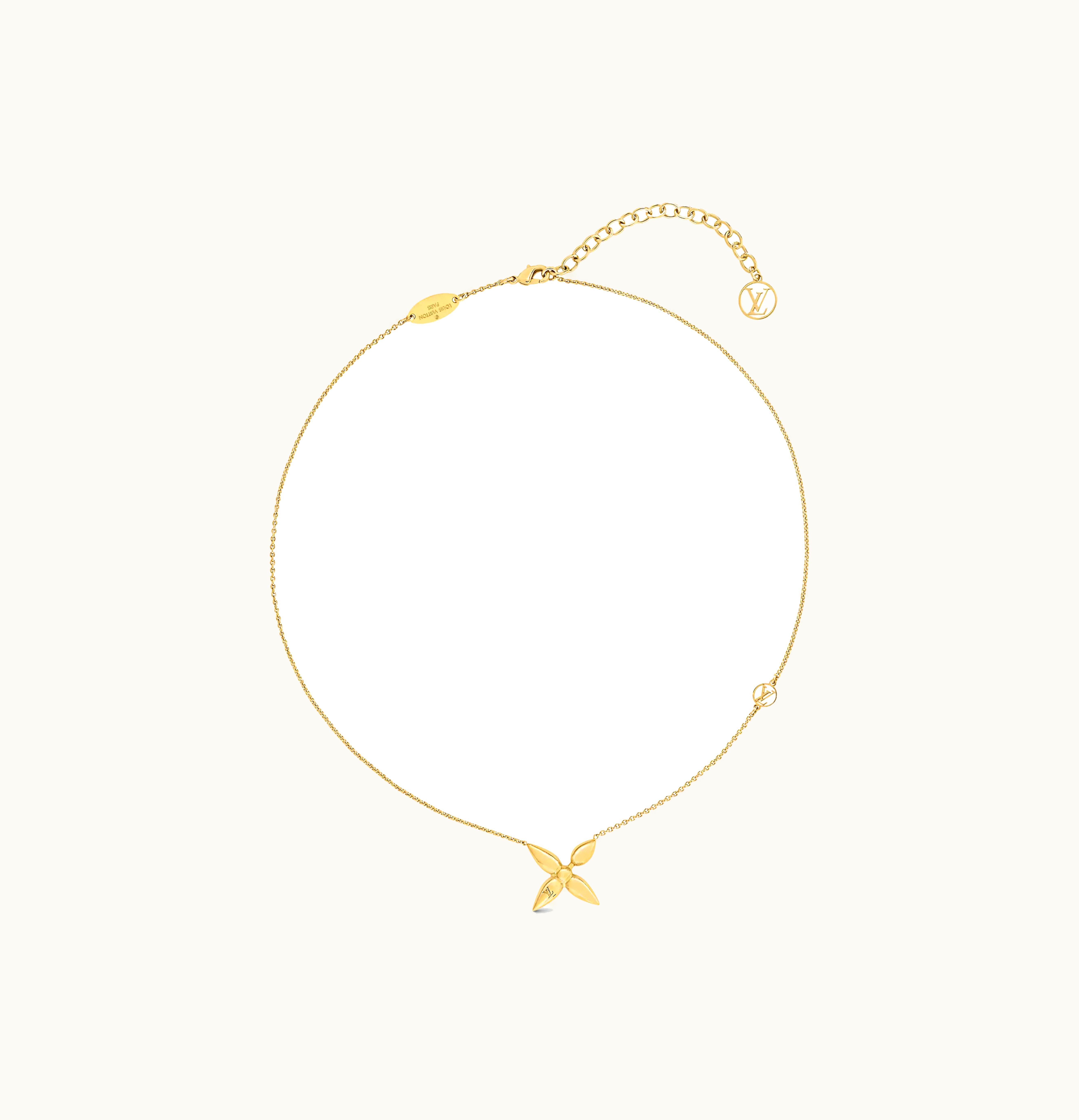 Louis Vuitton Louis Vuitton Louisette Necklace Gold