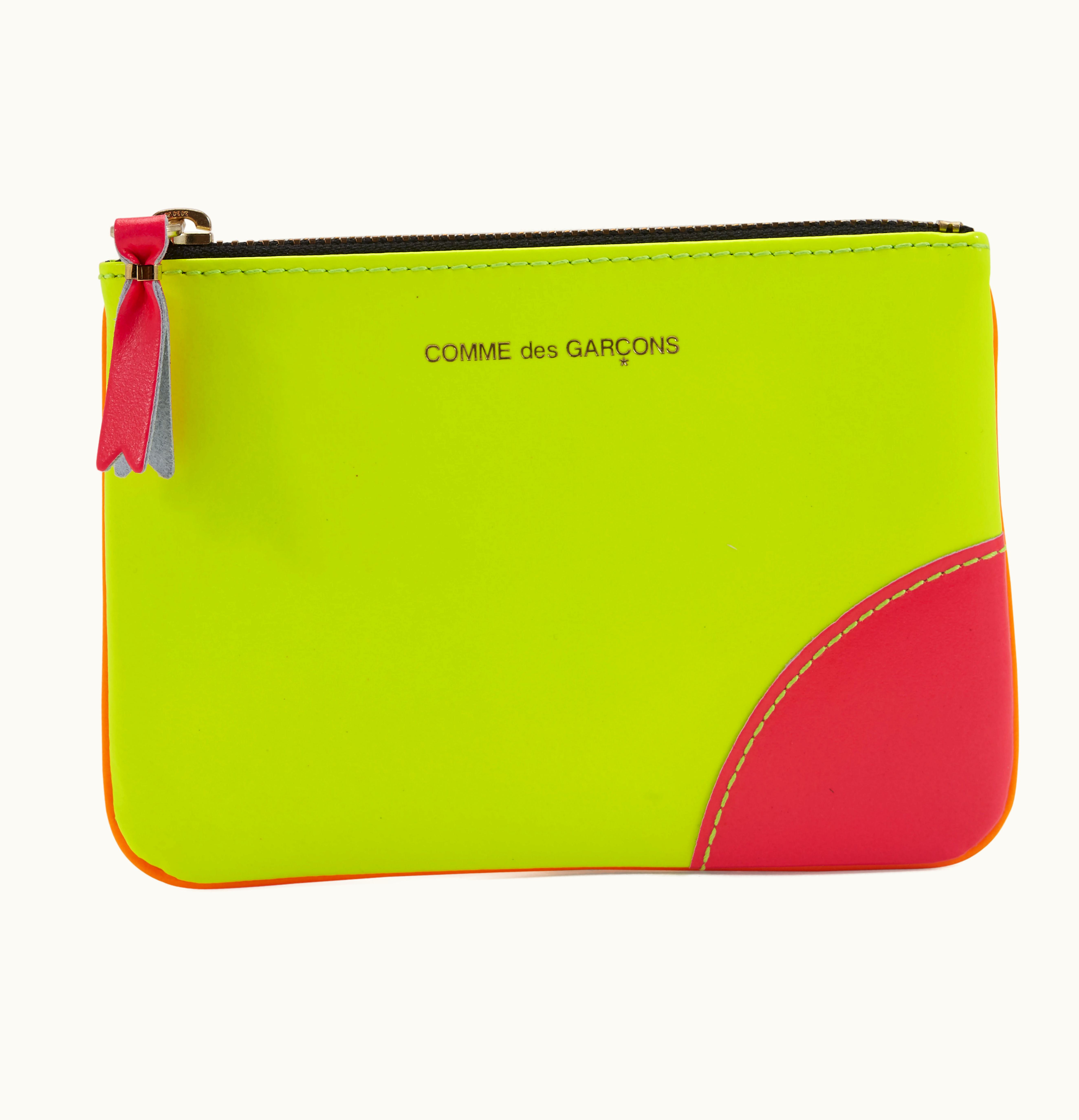Comme Des Garçons Comme des Garcons SA8100SF New Super Fluo Wallet Yellow Orange