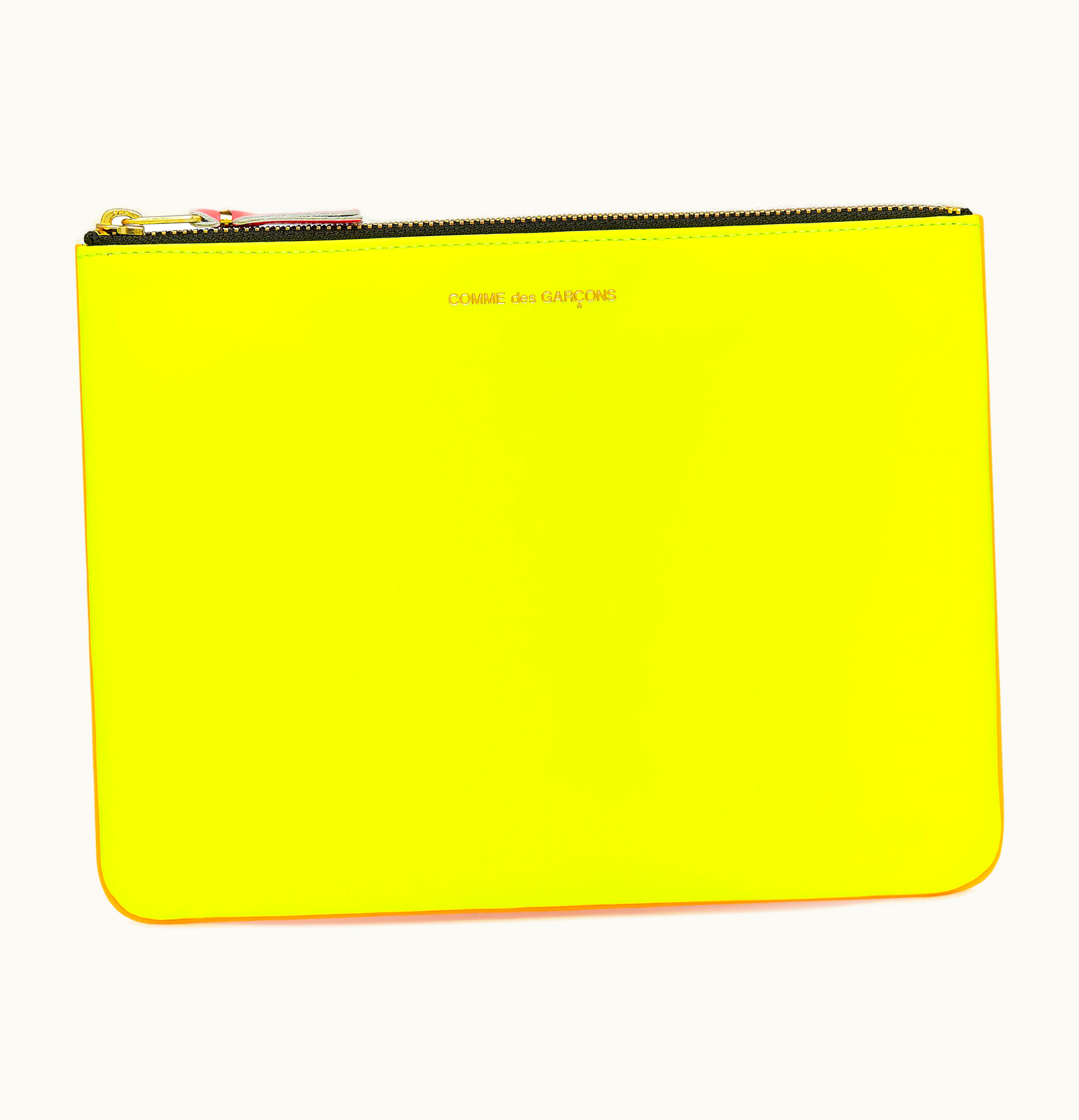 Comme Des Garçons Comme des Garcons SA5100SF New Super Fluo Wallet Yellow Orange