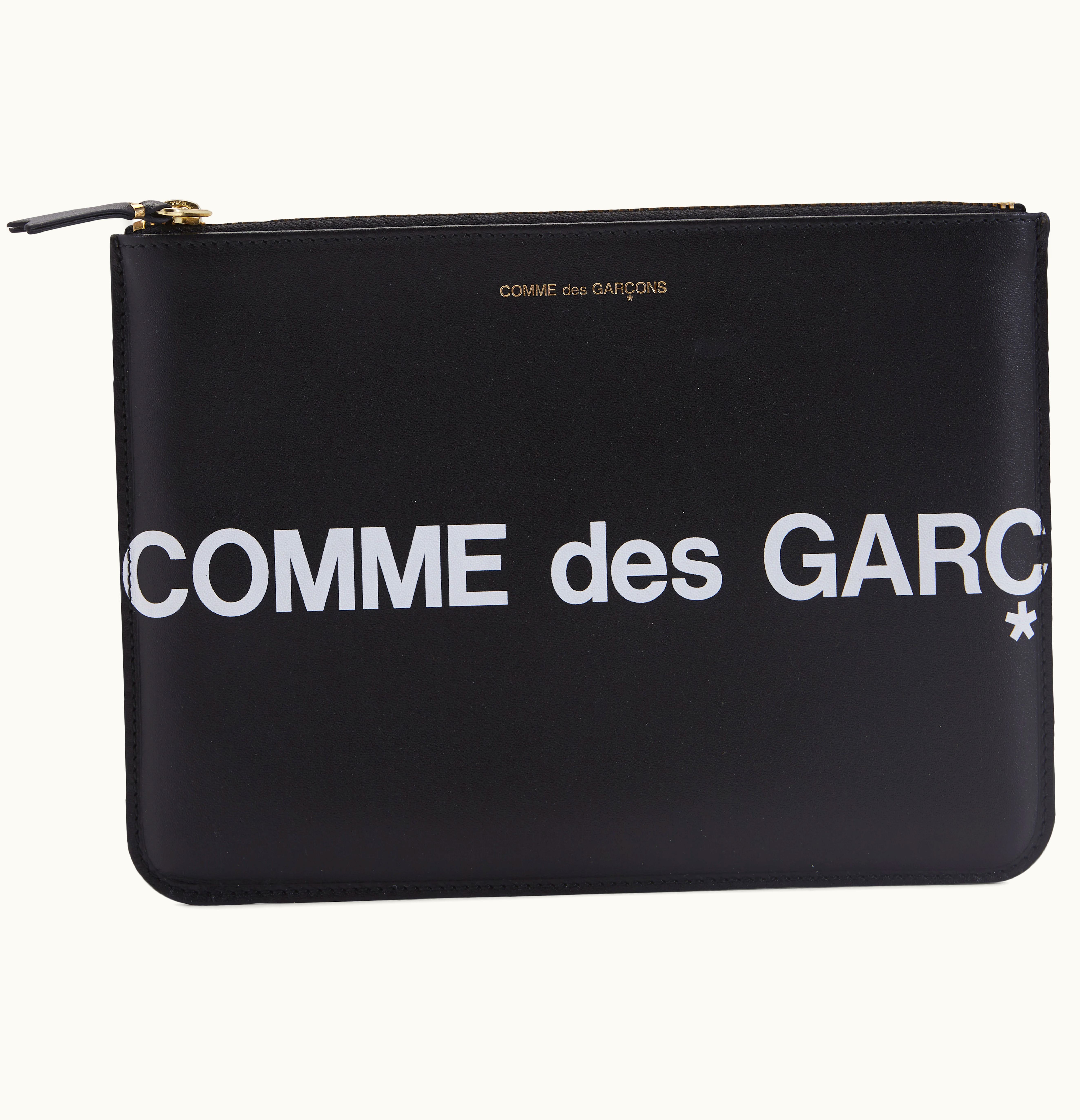 Comme Des Garçons Comme des Garcons SA5100HL Huge Logo Wallet Black