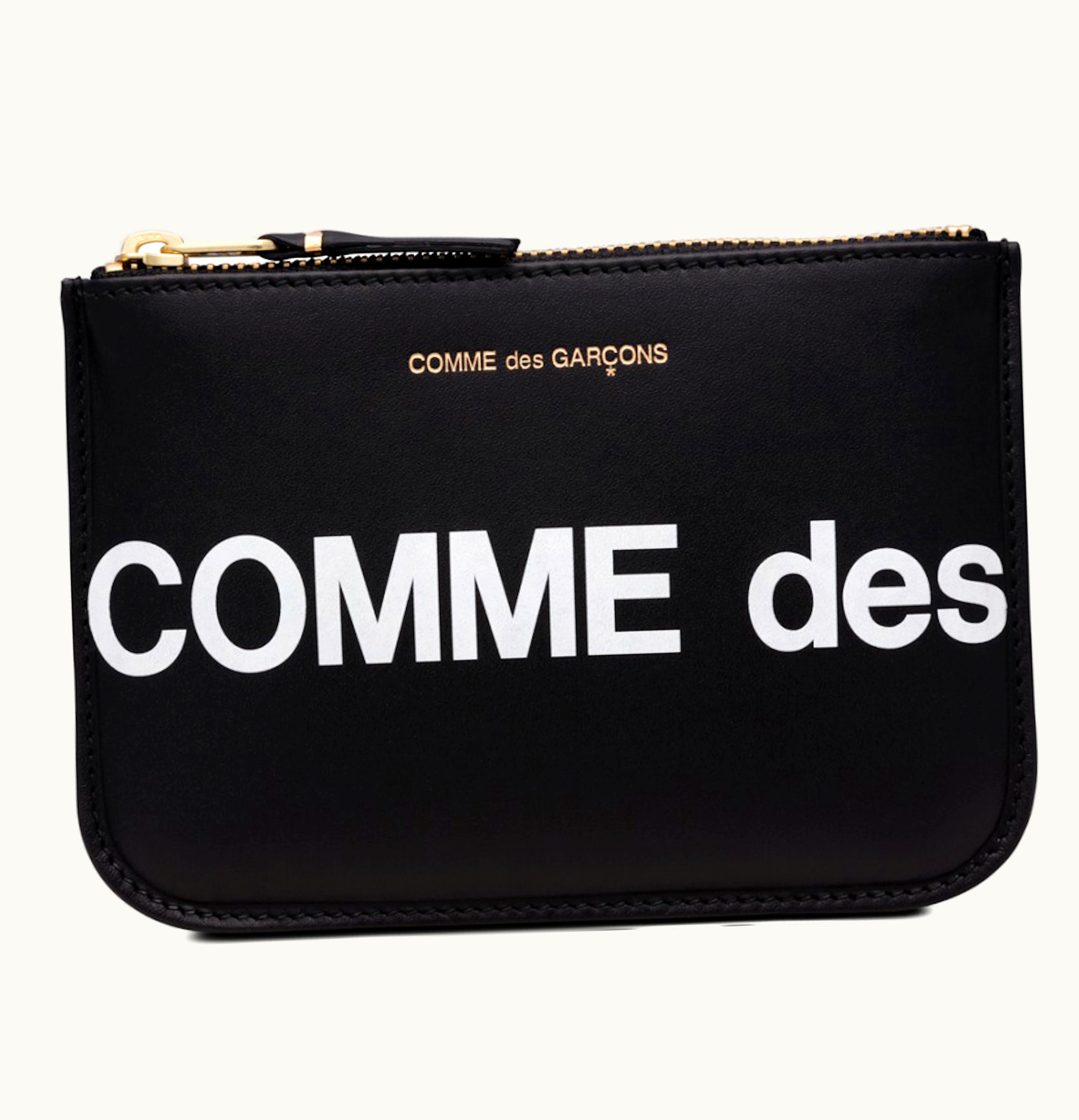 Comme Des Garçons Comme des Garcons SA8100HL Huge Logo Wallet Black