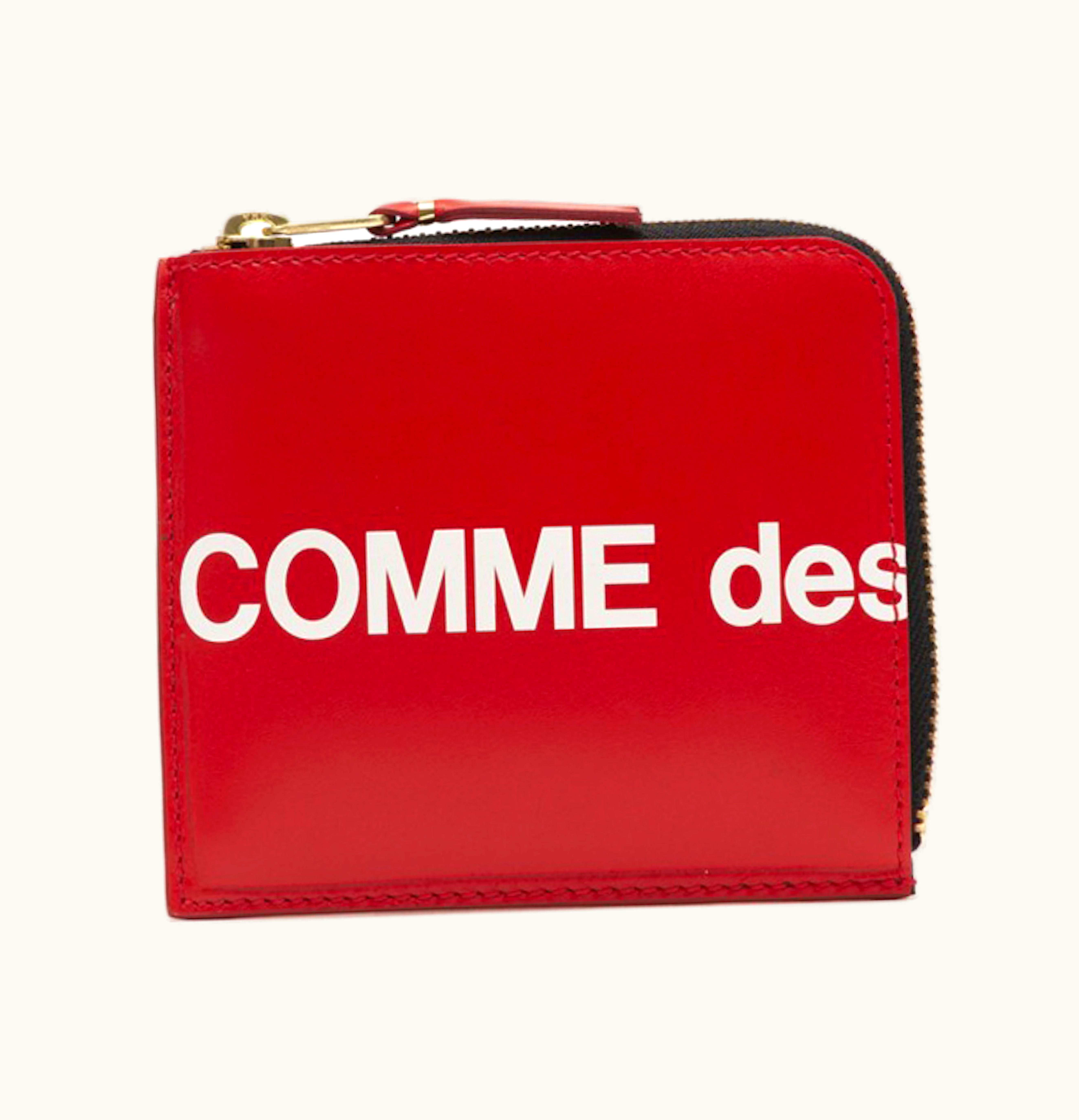 Comme Des Garçons Comme des Garcons SA3100HL Huge Logo Wallet Red