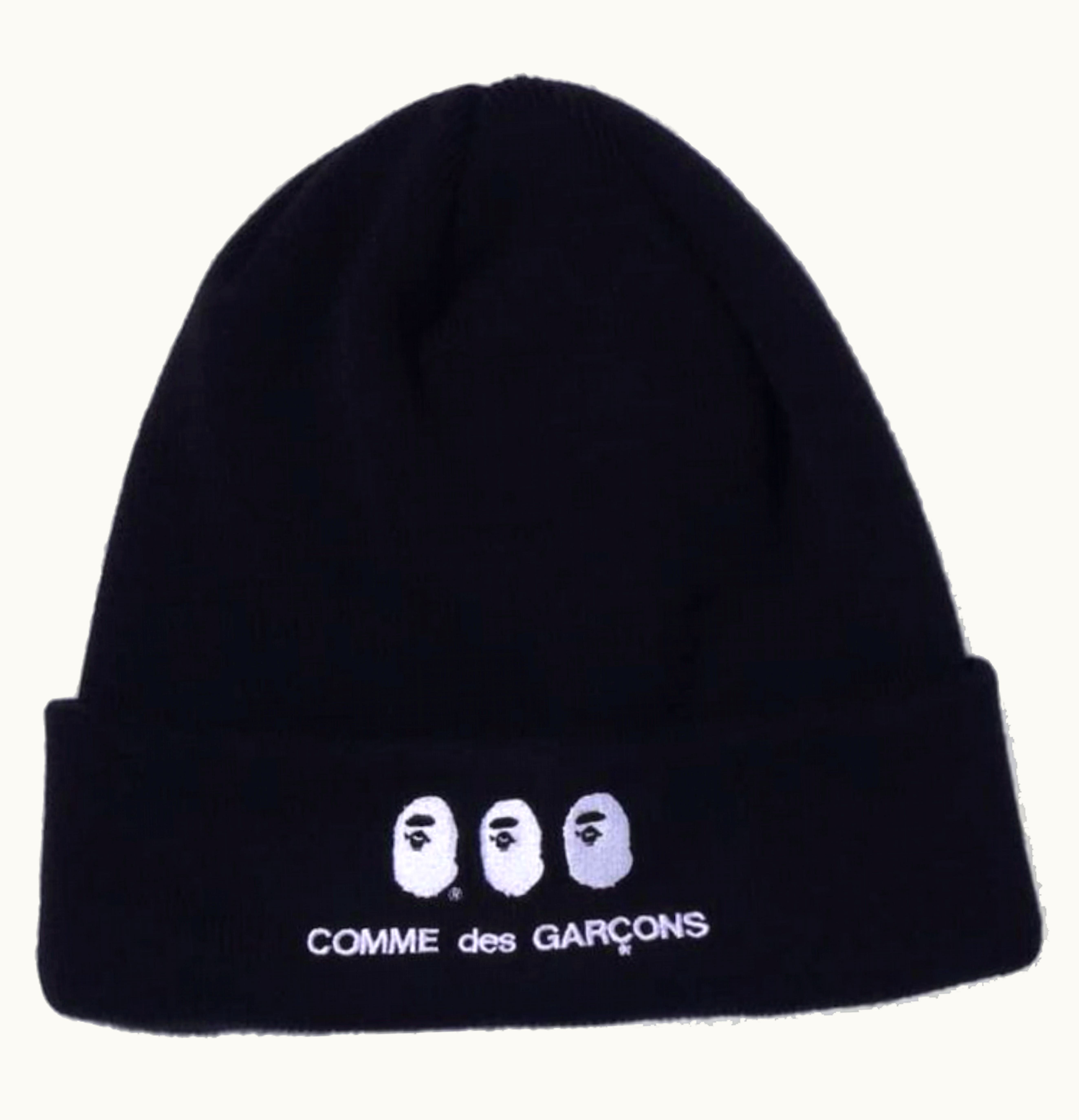 BAPE BAPE x Comme des Garcons Osaka Knit Cap Black