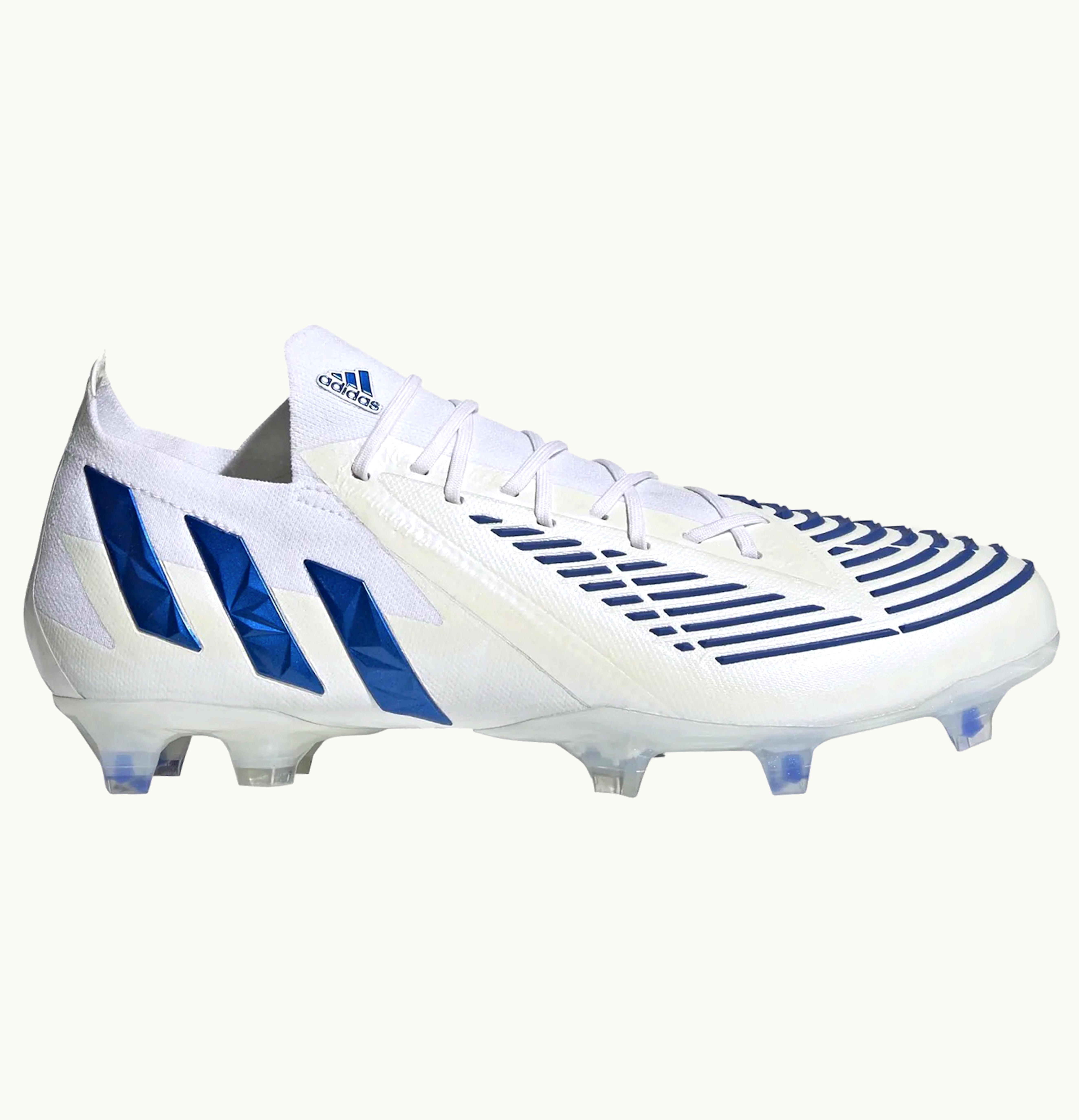Adidas Adidas Predator Edge1 Low Fg White Hi Res Blue