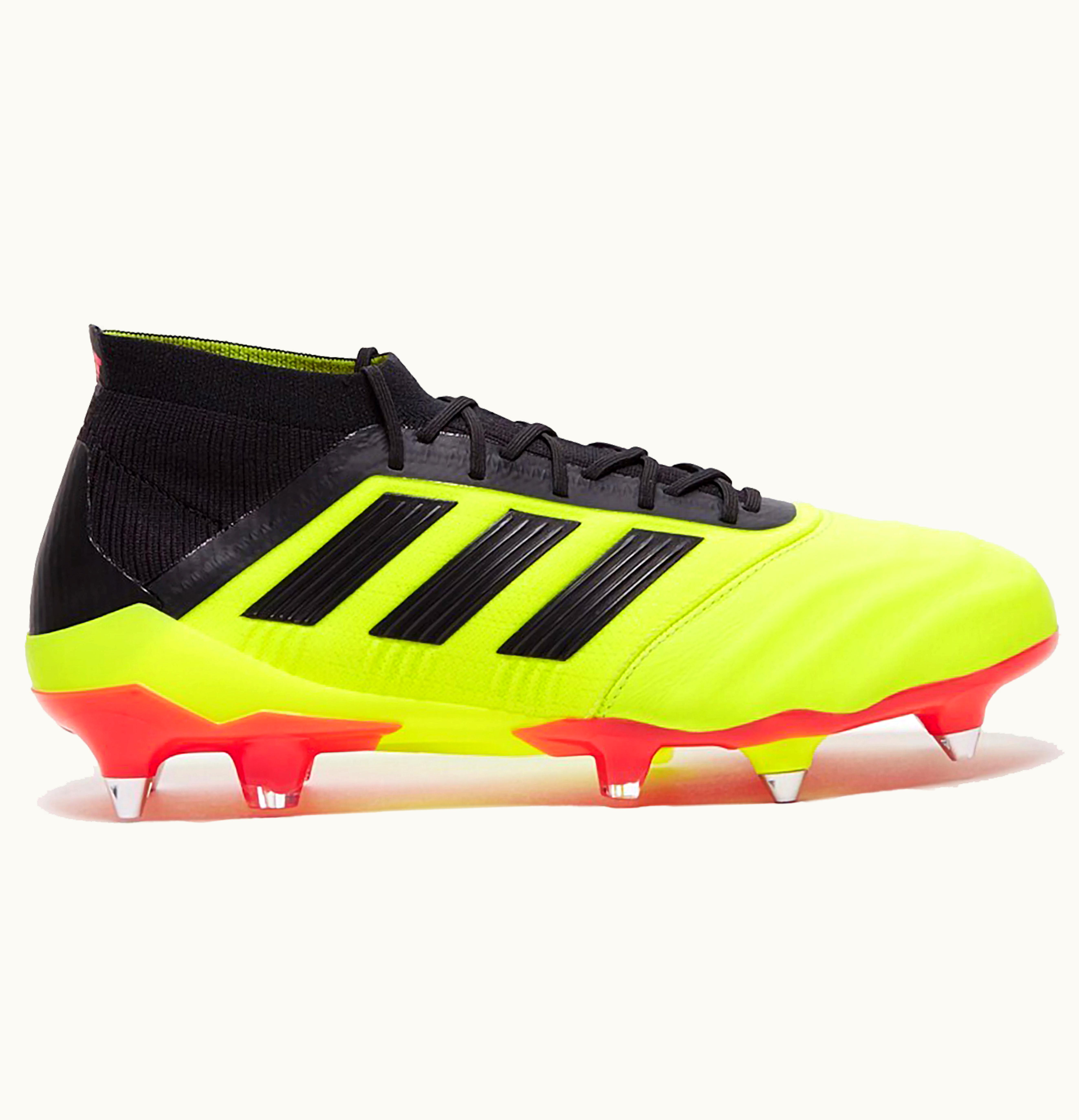 Adidas Adidas Predator 181 Leather Sg Solar Yellow Black Red