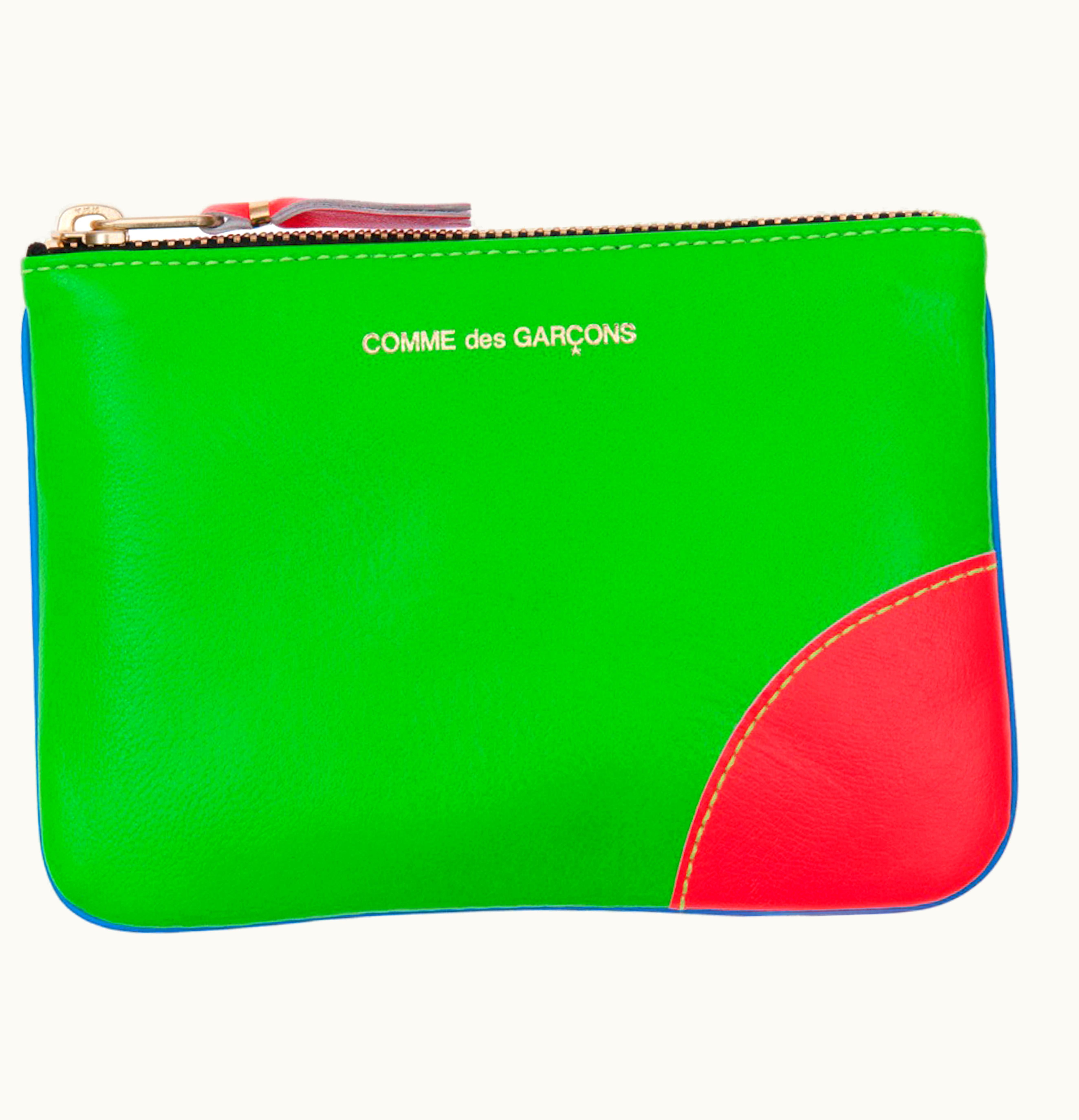 Comme Des Garçons Comme des Garcons SA8100SF Super Fluo Wallet Green Blue