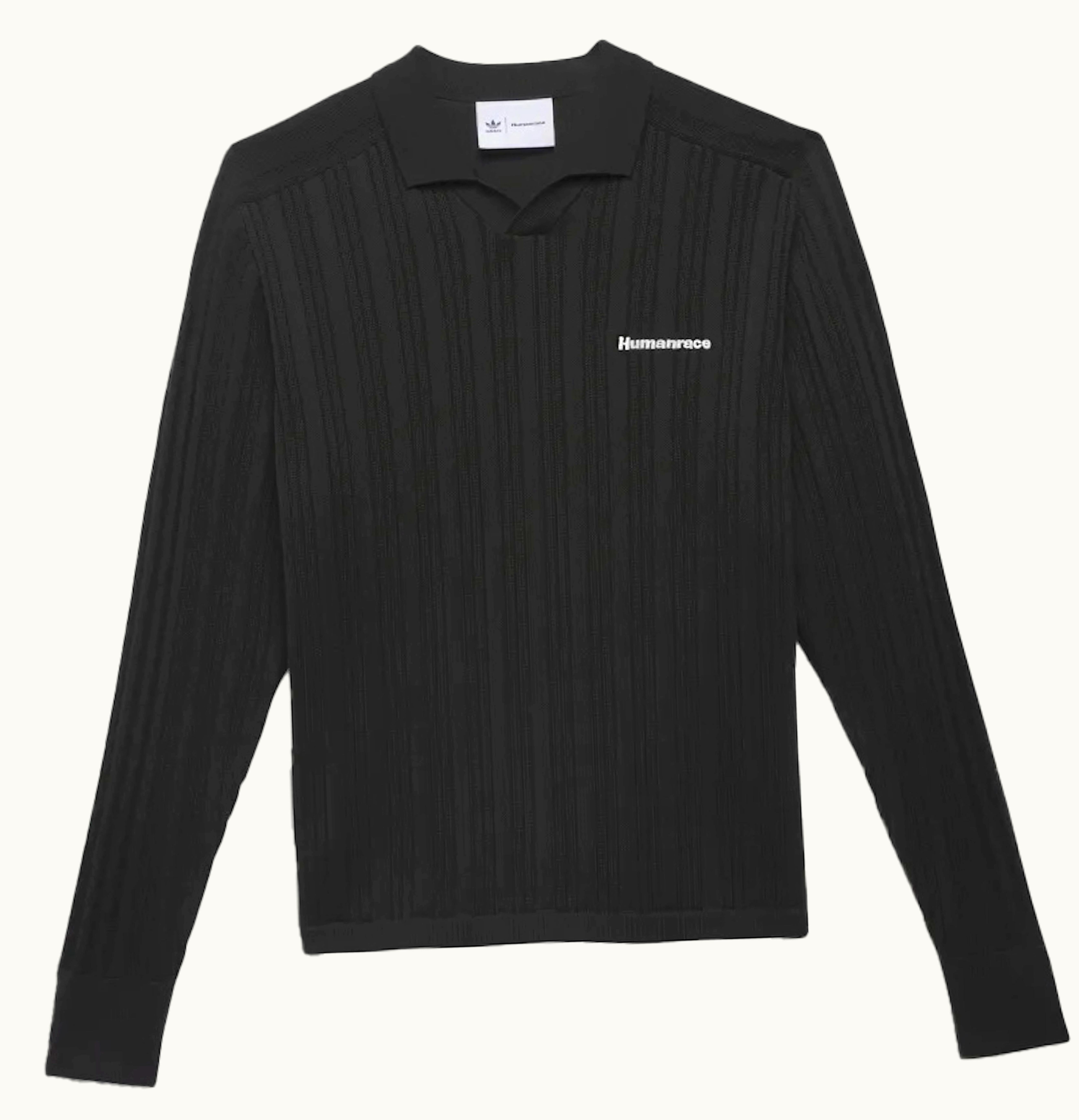 Adidas Adidas Pharrell Williams Knit Long Sleeve Jersey Gender Neutral Black