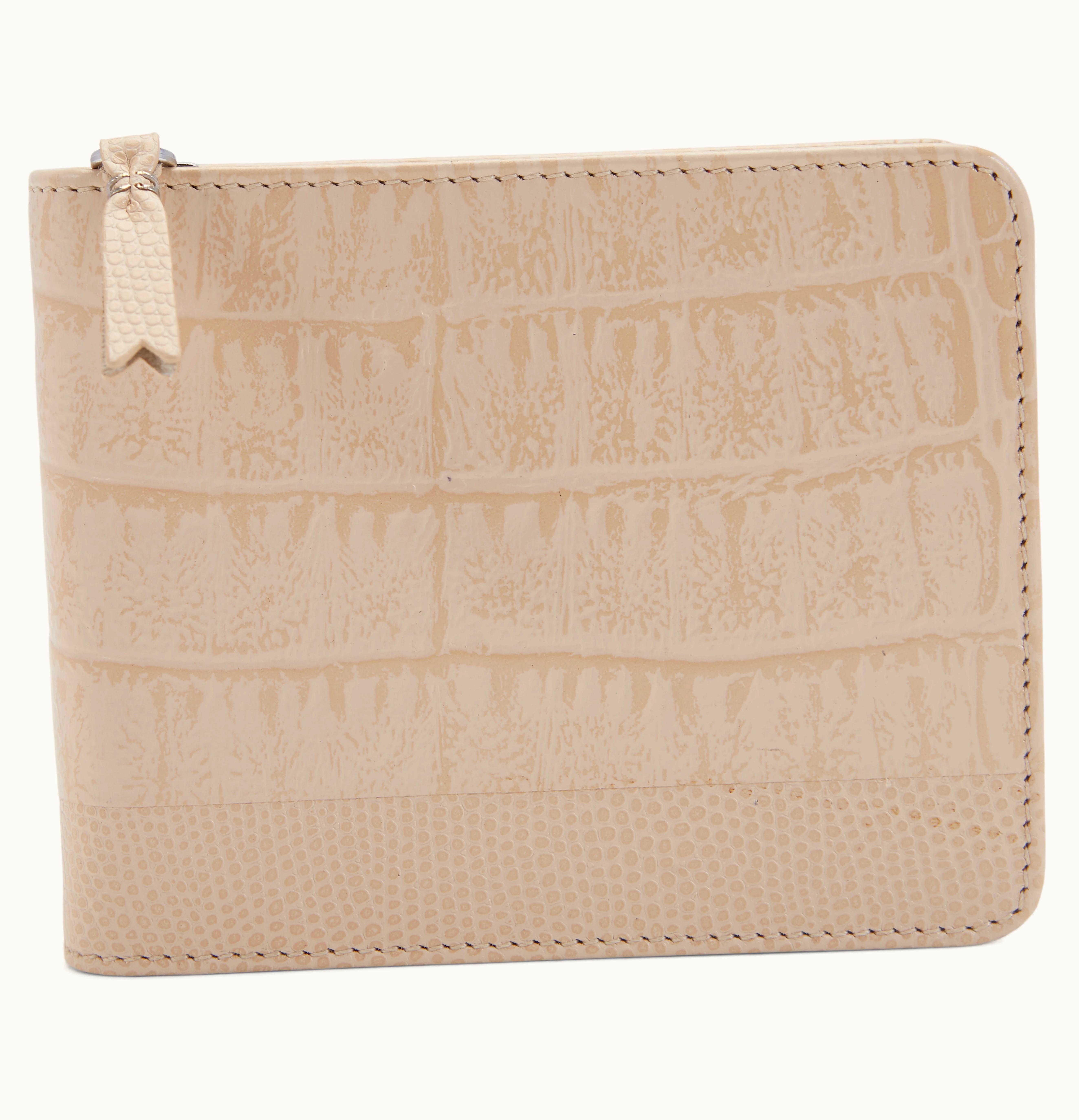 Comme Des Garçons Comme des Garcons SA9100RP Wallet Reptile Beige