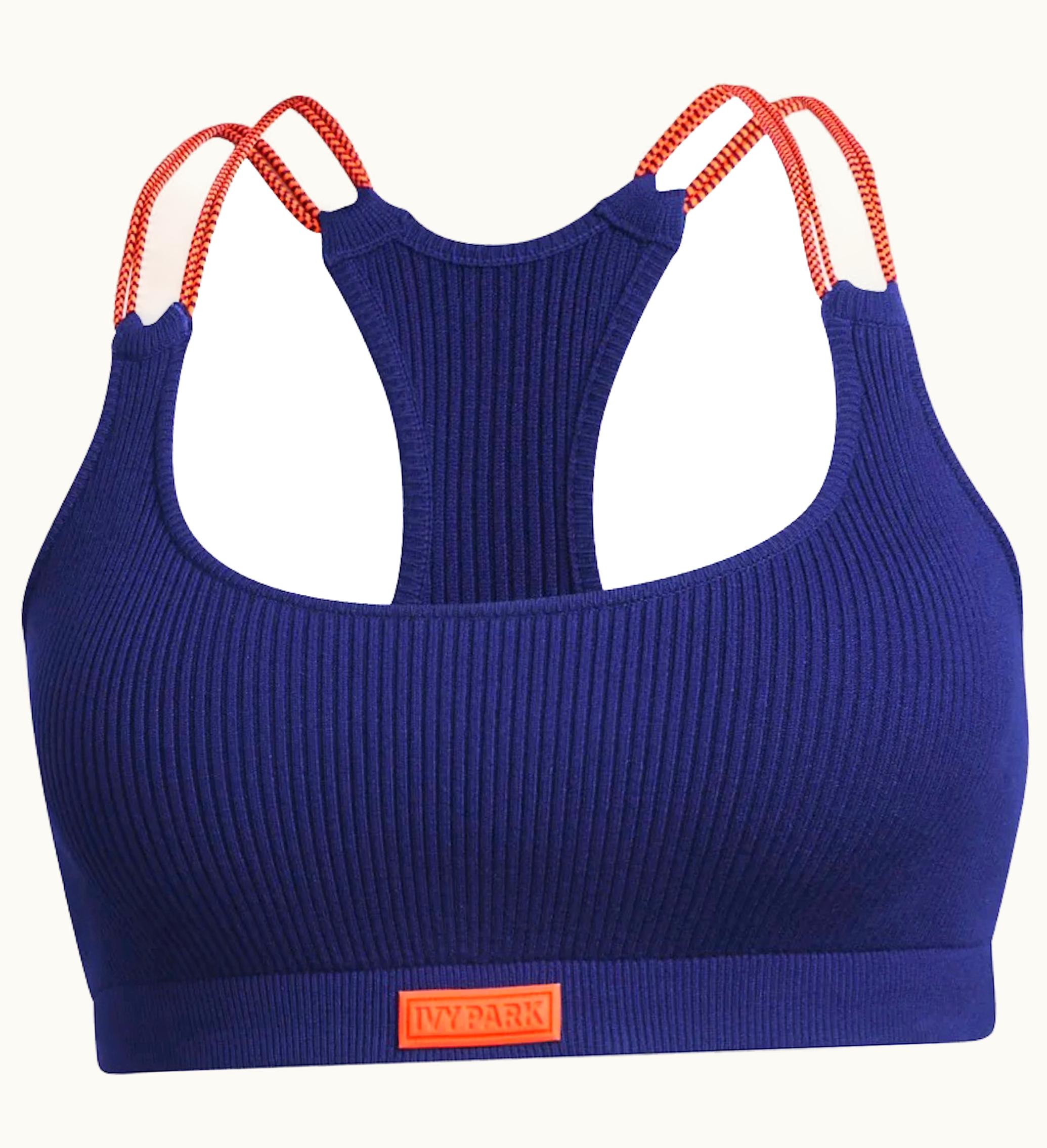 Adidas Adidas Ivy Park Knit Bra Plus Size Legacy Indigo