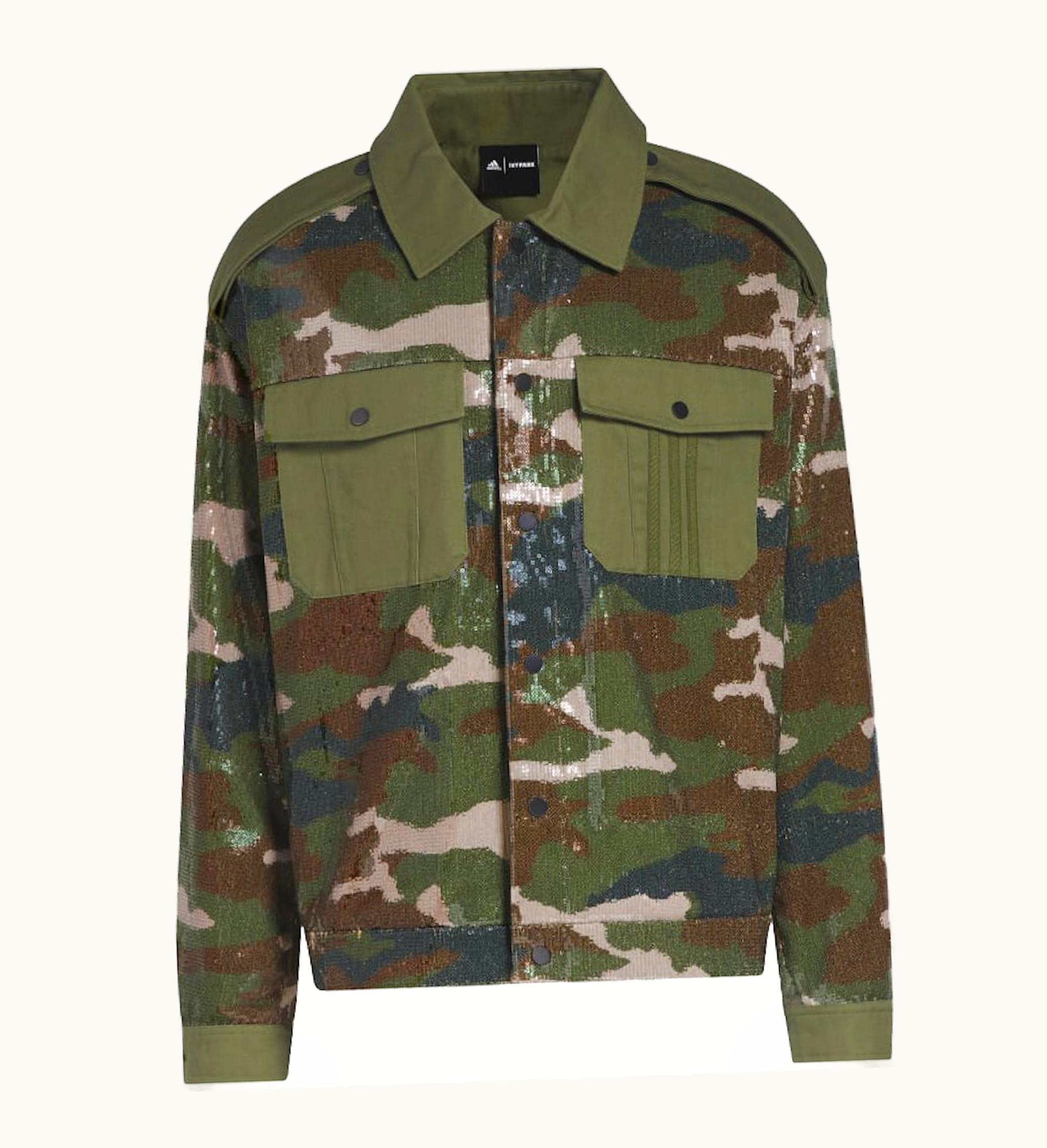 Adidas Adidas Ivy Park Sequin Jacket All Gender Aop Camo