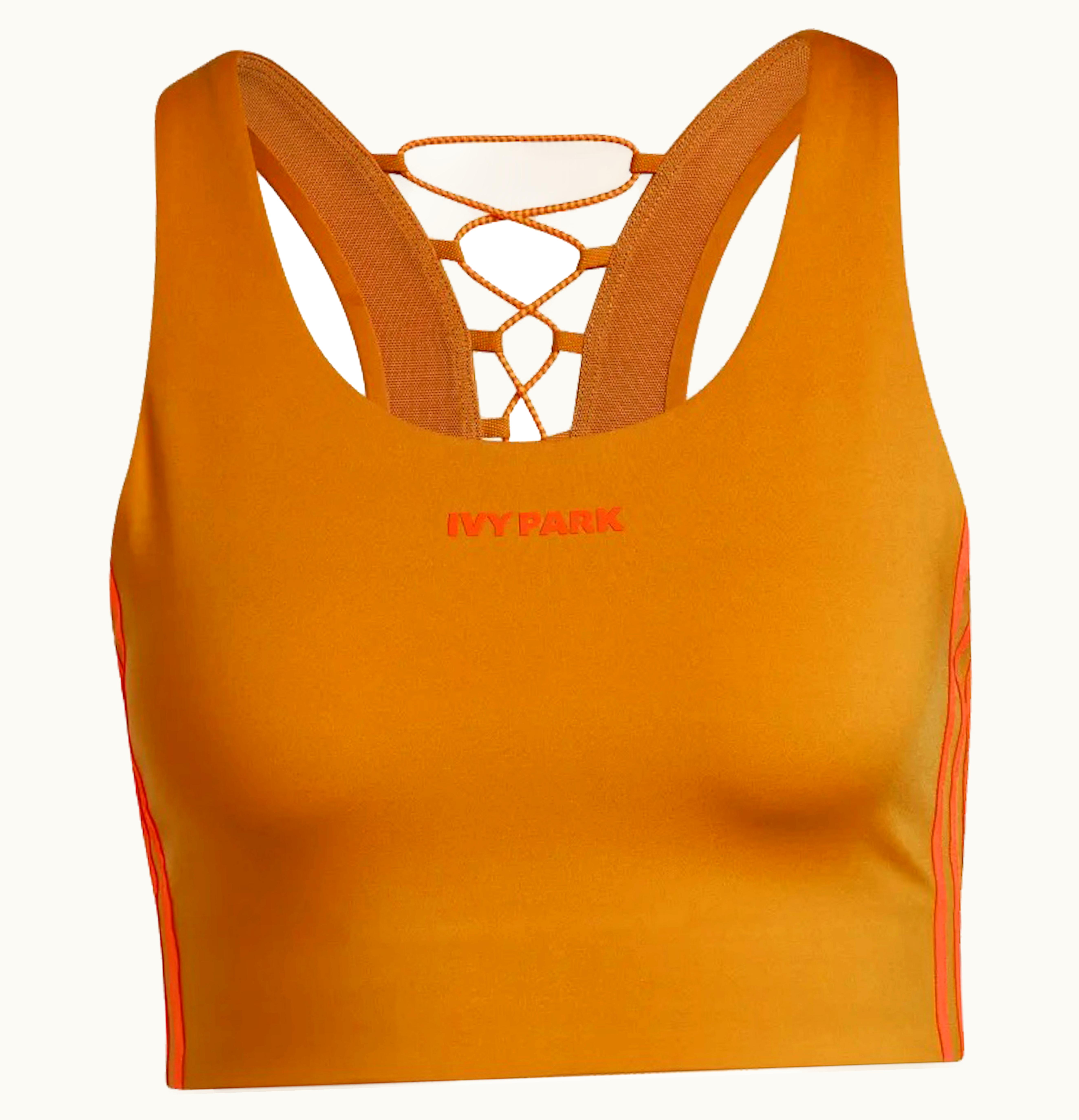 Adidas Adidas Ivy Park Back Lace Up Bra Focus Orange