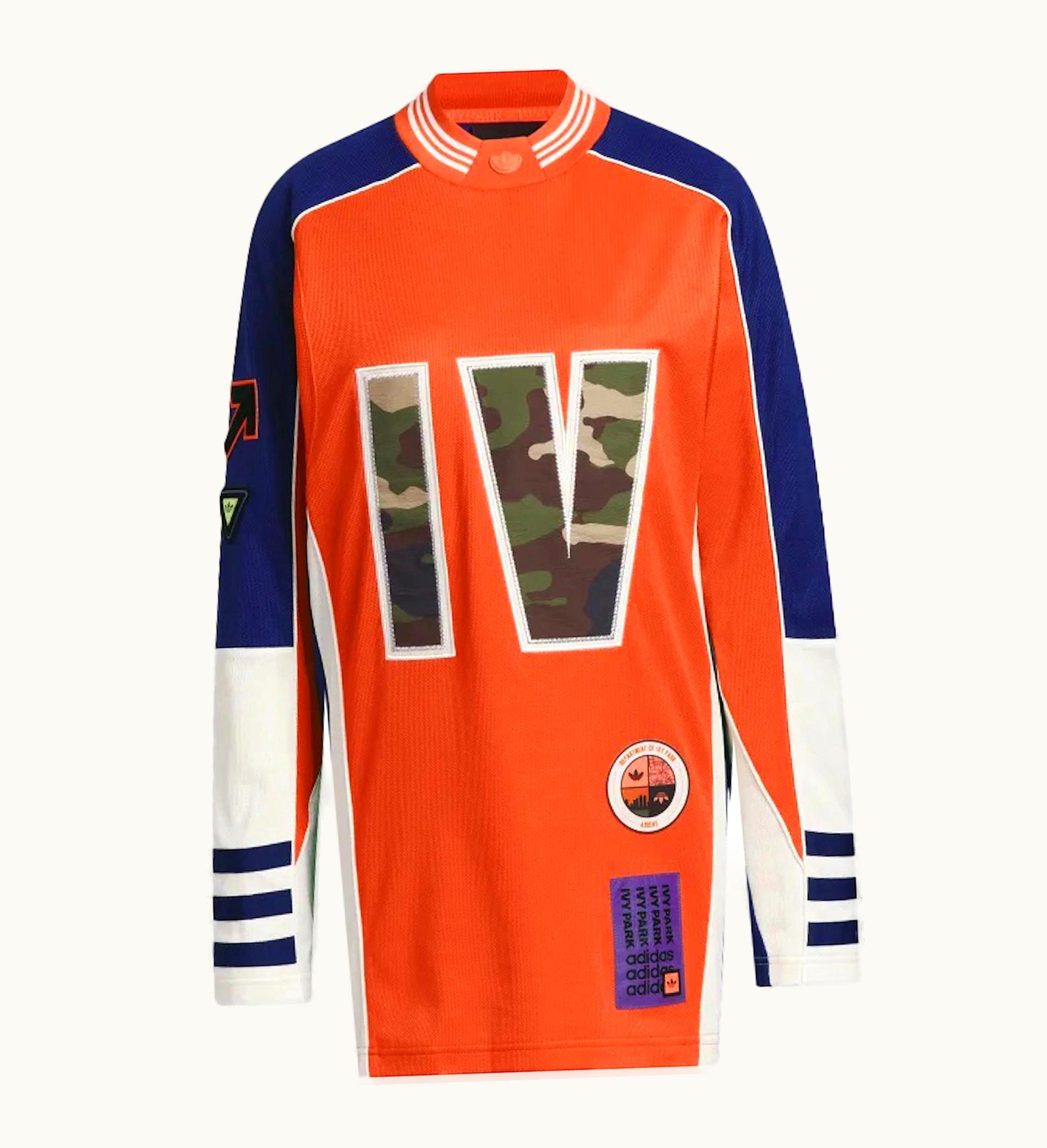 Adidas Adidas Ivy Park Jersey Top All Gender Solar Orange Legacy Indigo