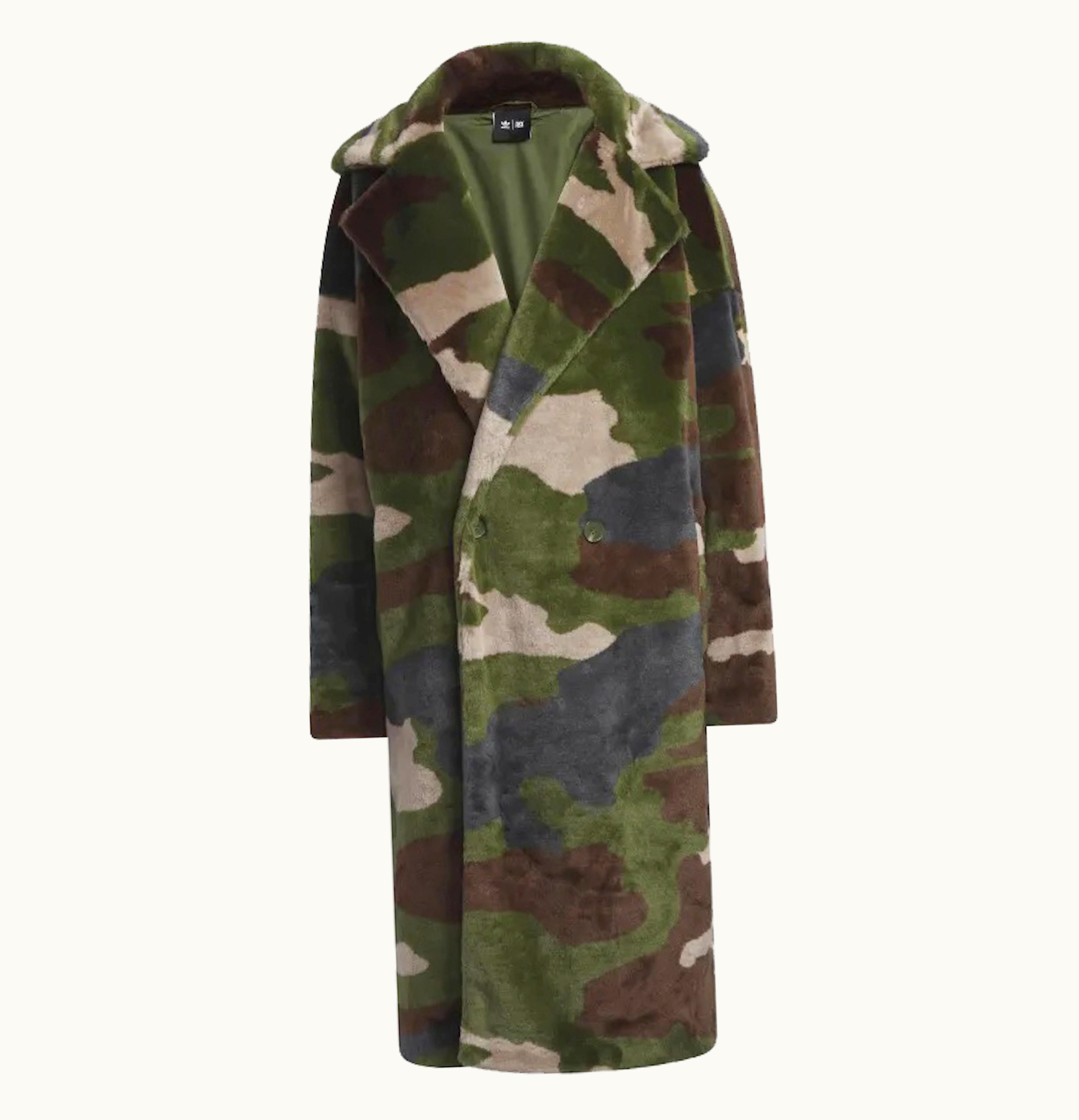 Adidas Adidas Ivy Park Faux Fur Coat All Gender Aop Camo