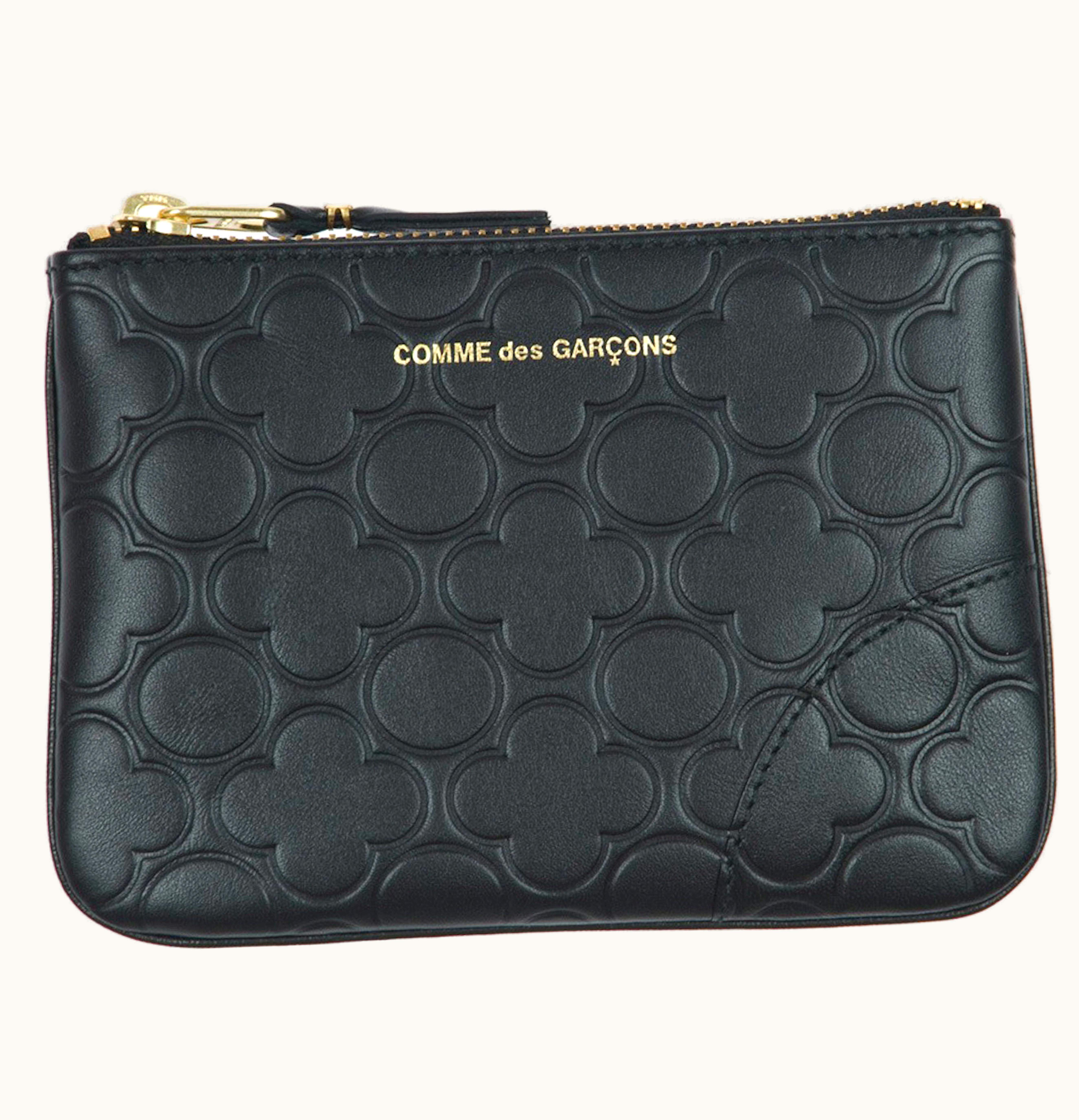 Comme Des Garçons Comme des Garcons SA810EB Classic Embossed B Wallet Black