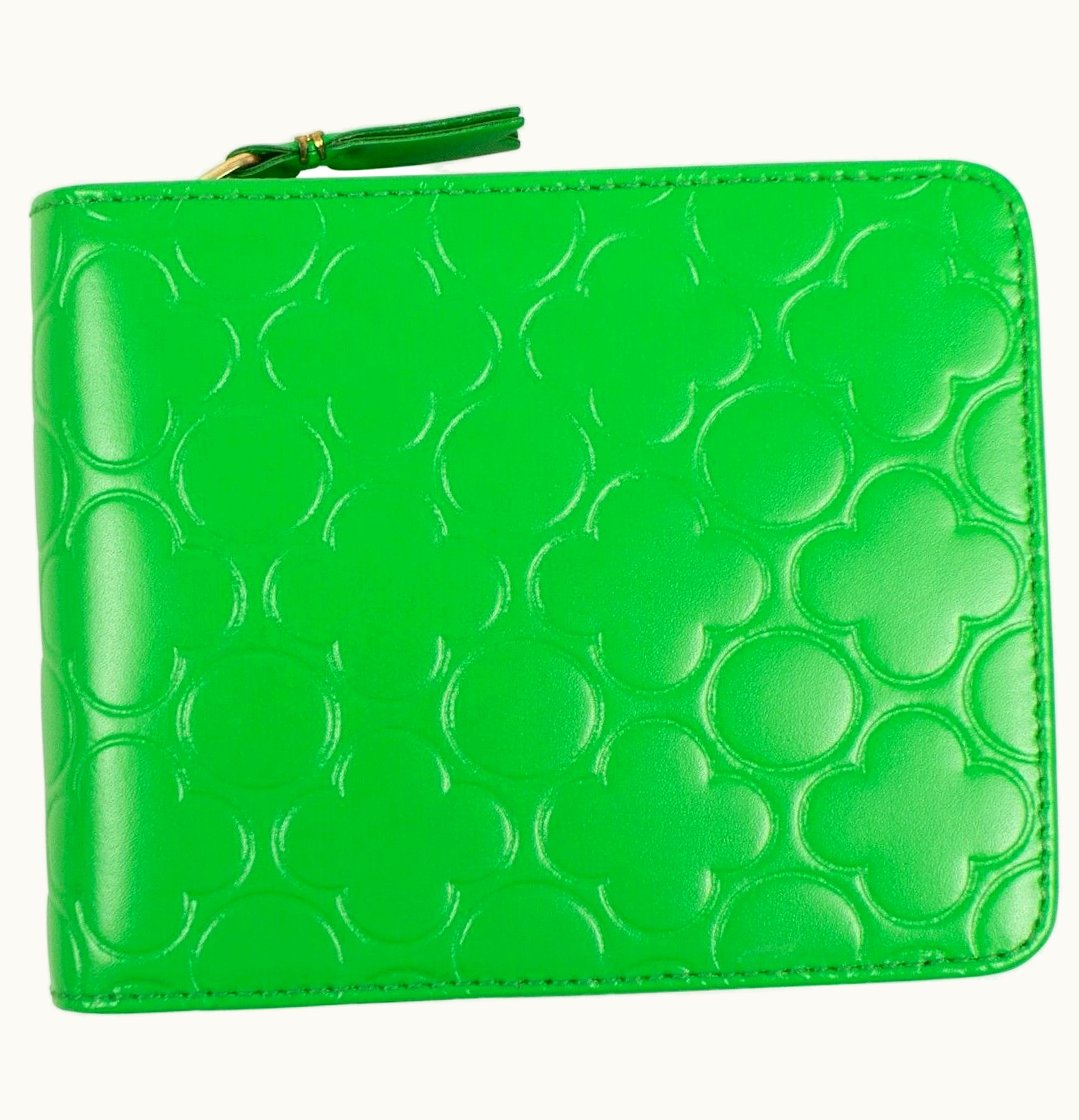 Comme Des Garçons Comme des Garcons SA910ECB Wallet Classic Embossed Green