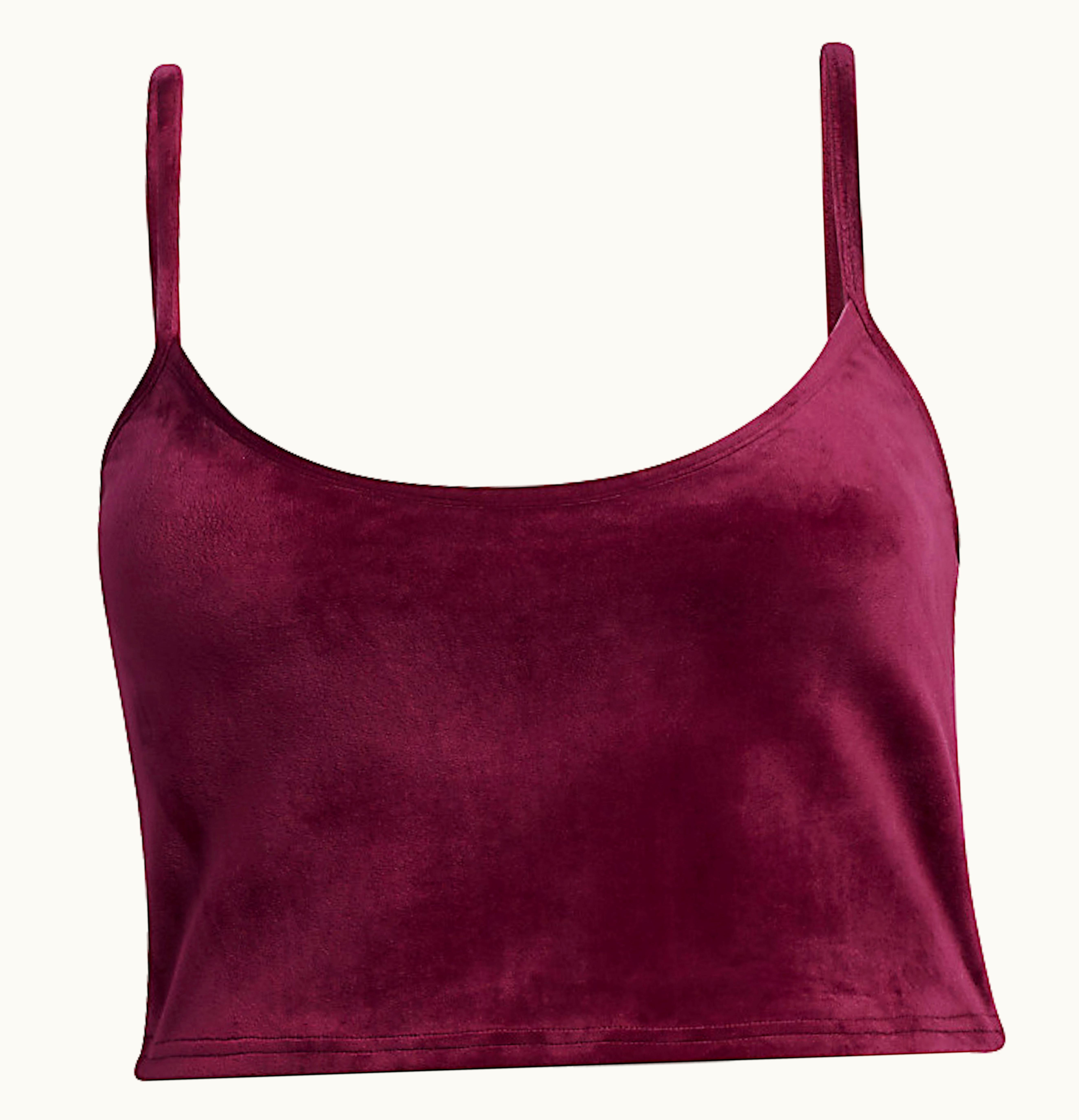 Adidas Adidas Ivy Park Velour Bralette Plus Size Cherry Wood