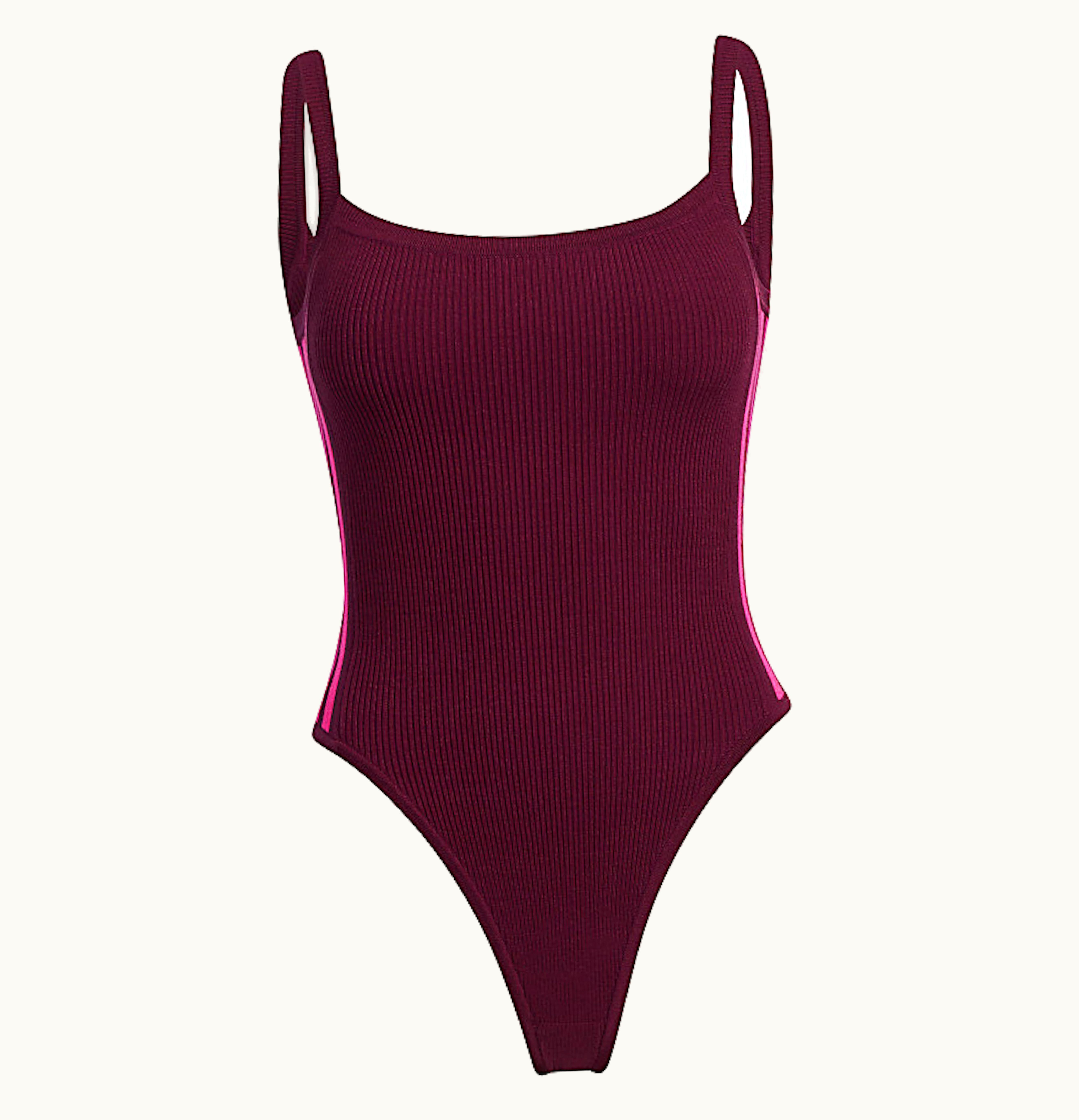 Adidas Adidas Ivy Park Knit Tank Bodysuit Cherry Wood