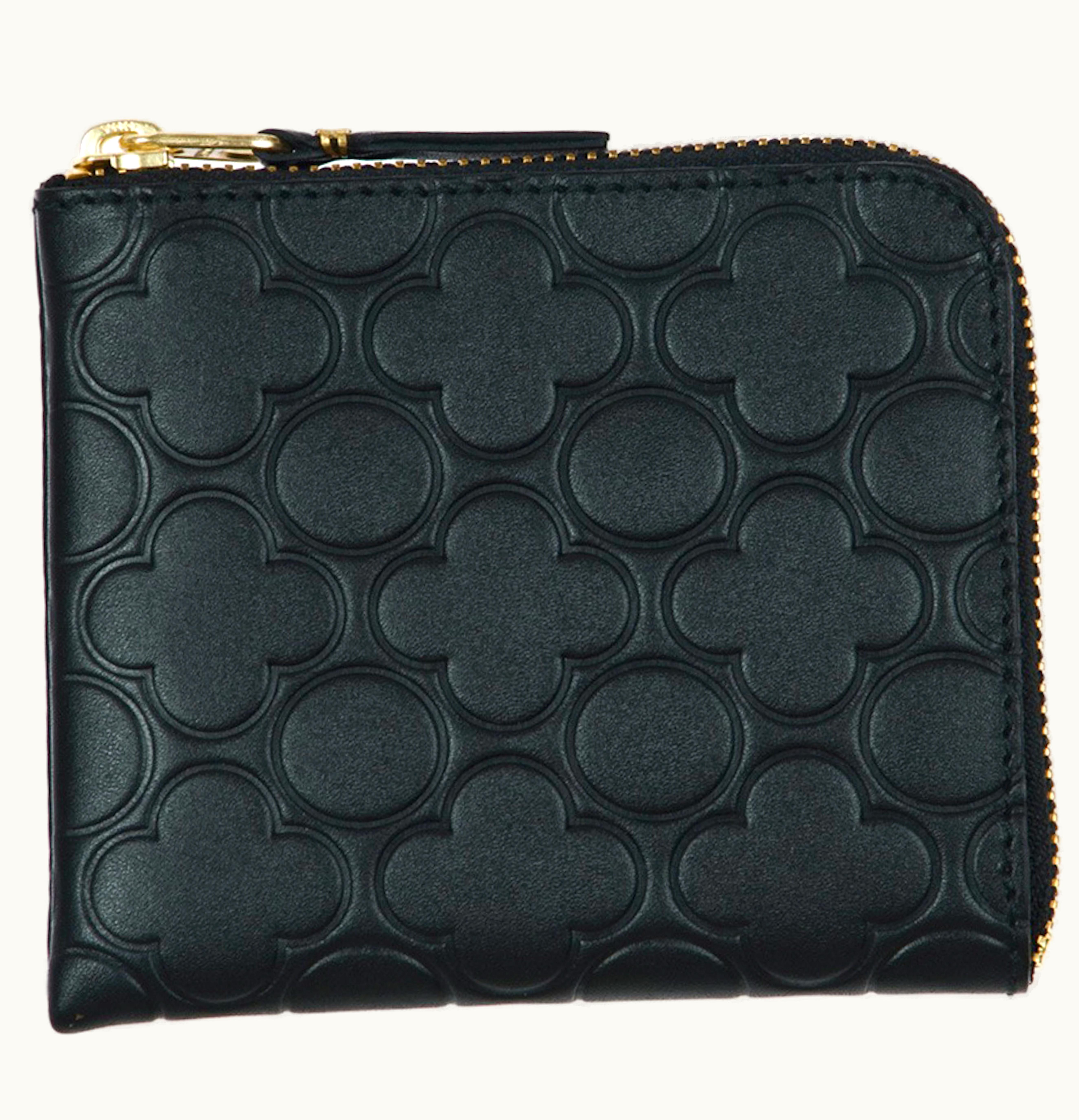 Comme Des Garçons Comme des Garcons SA310EB Classic Embossed B Wallet Black