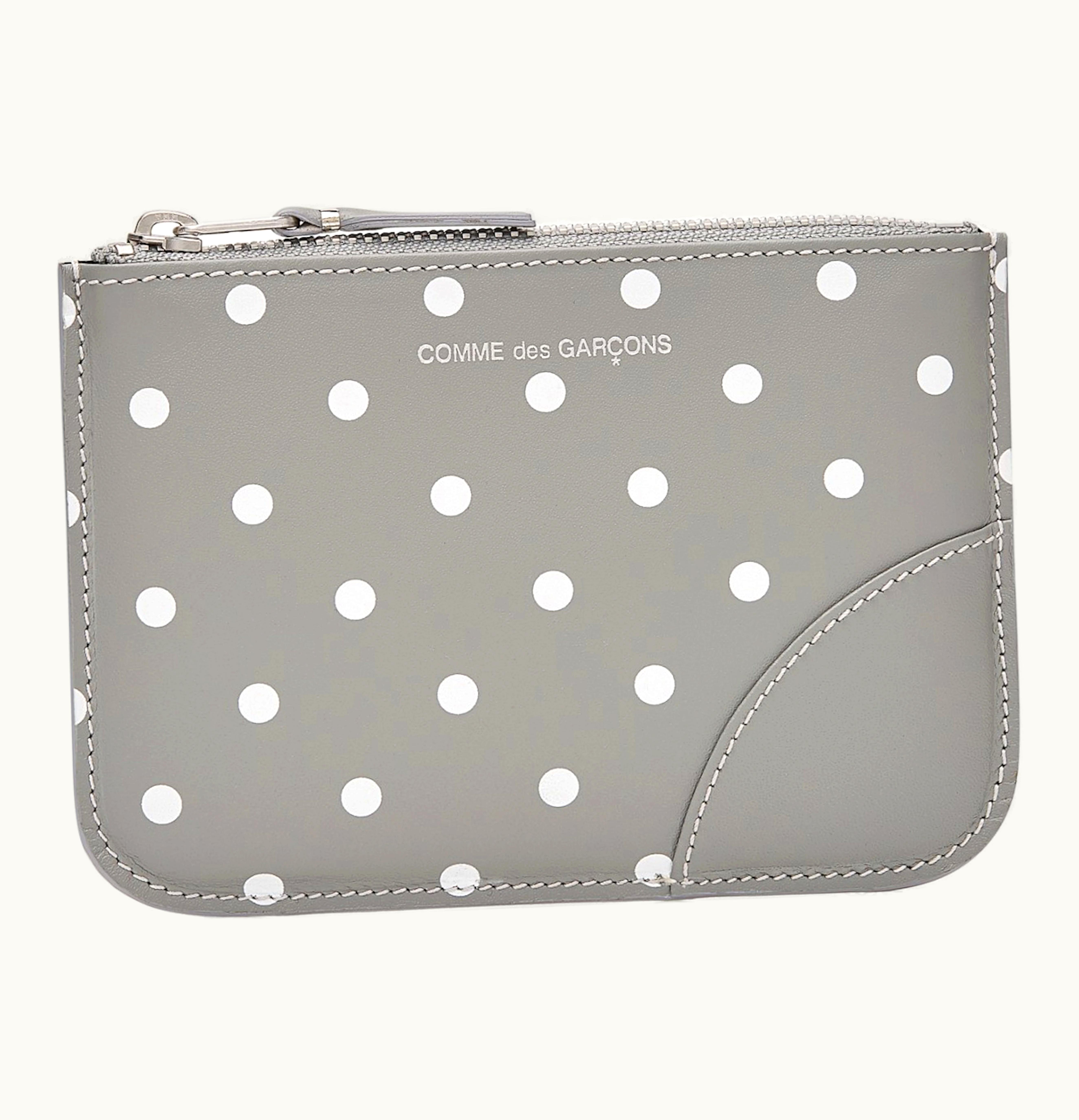 Comme Des Garçons Comme des Garcons SA8100PD Wallet Polka Dots Grey