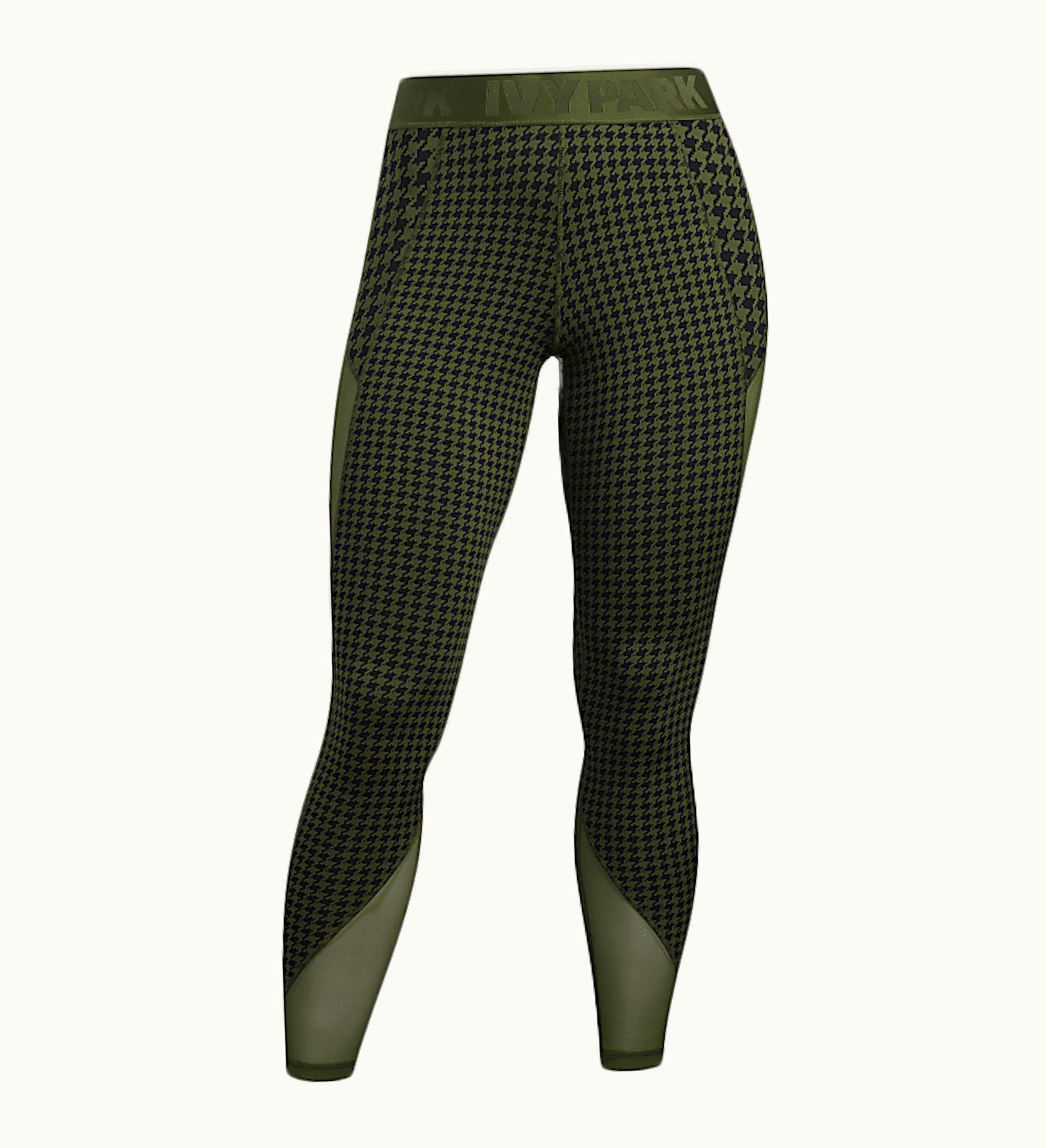 Adidas Adidas Ivy Park Halls Of Ivy 3 Stripes Tights Plus Size Wild Pine Black