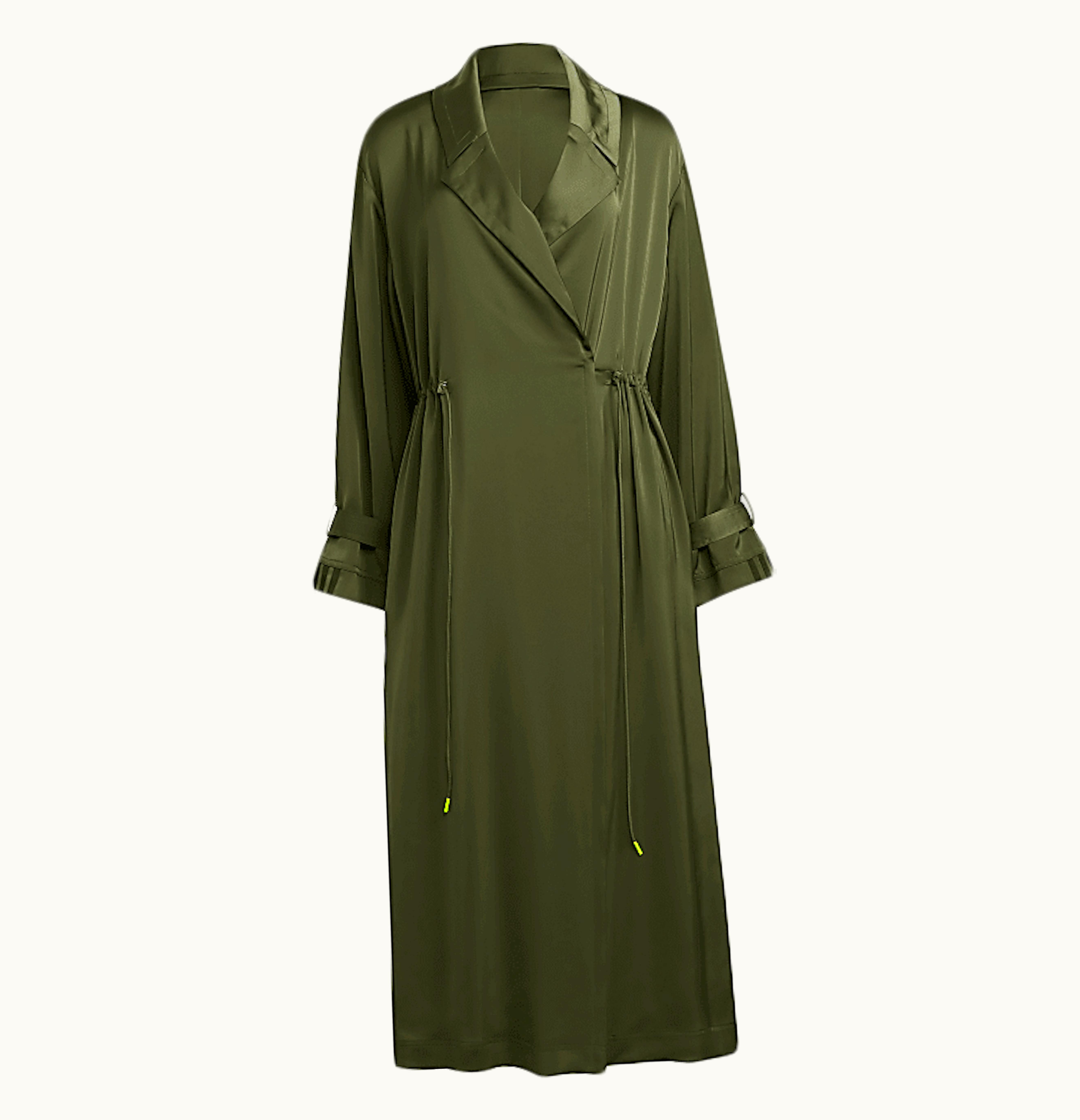 Adidas Adidas Ivy Park Halls Of Ivy Long Satin Jacket Wild Pine