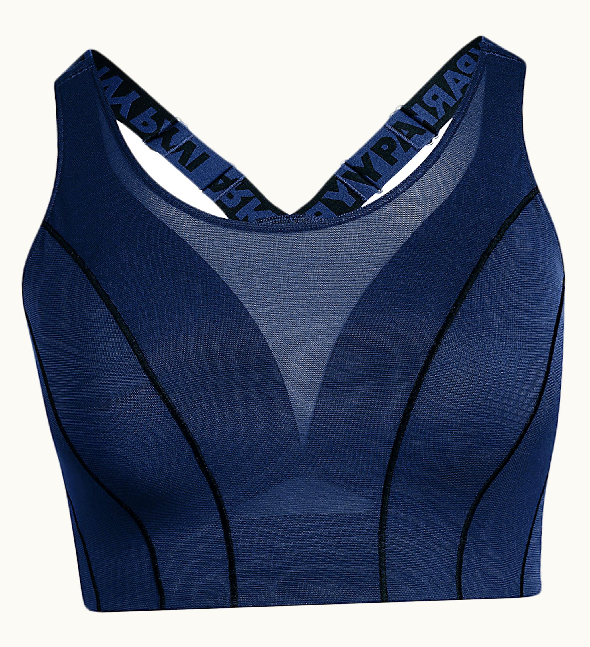 Adidas Adidas Ivy Park Halls Of Ivy High Support Bra Plus Size Dark Blue