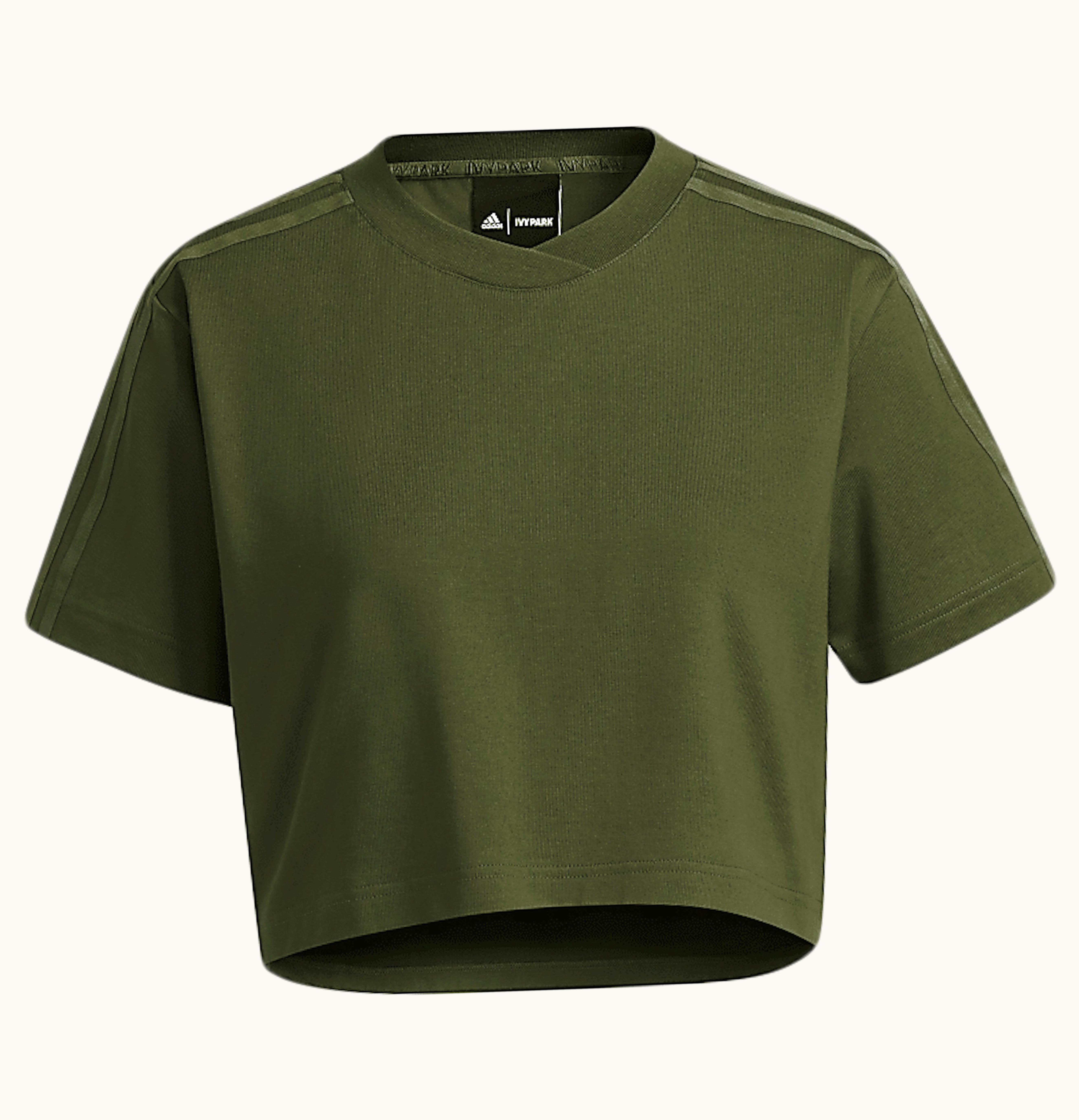 Adidas Adidas Ivy Park Halls Of Ivy Crop Tee Wild Pine