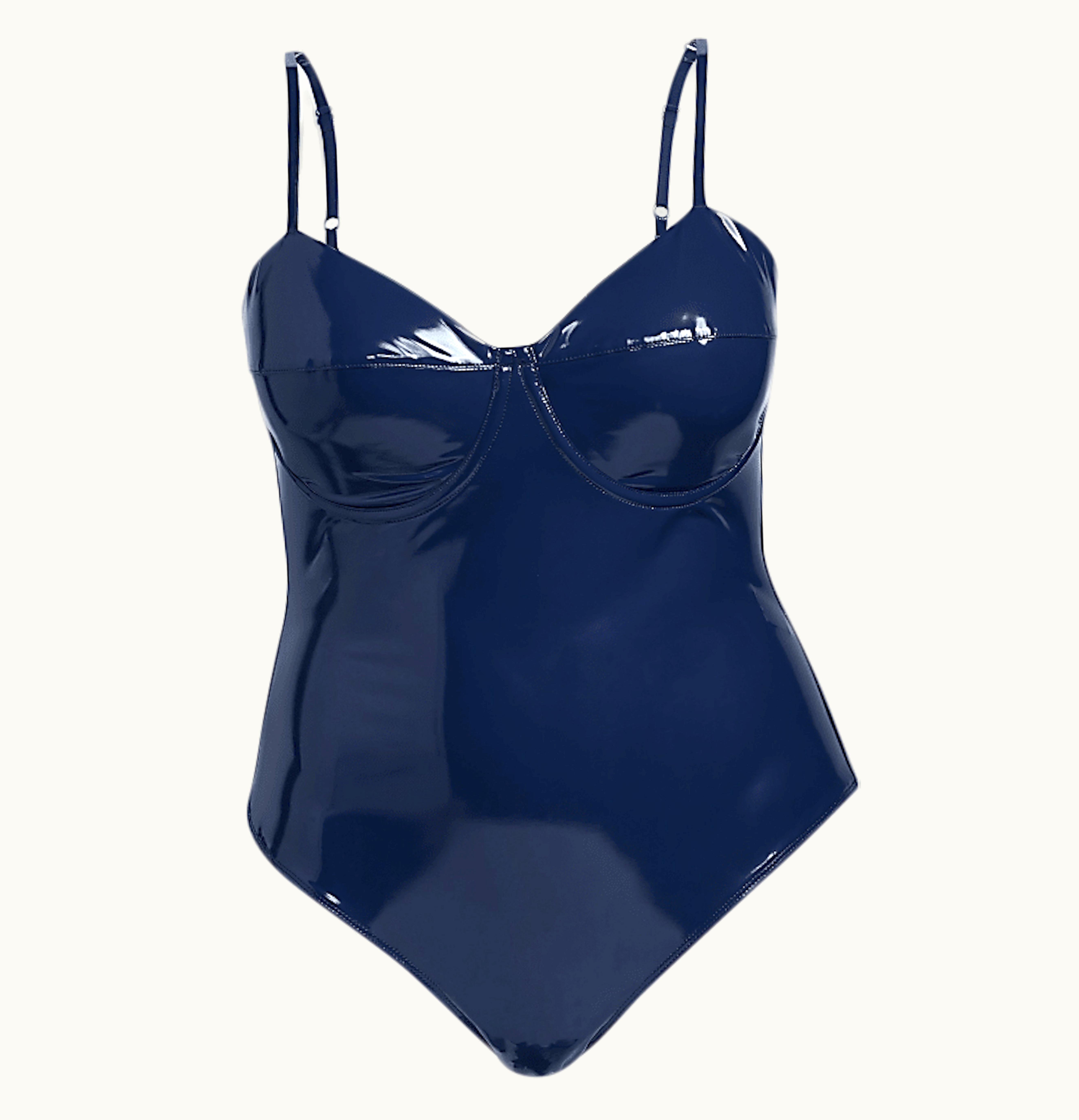 Adidas Adidas Ivy Park Halls Of Ivy Latex Bodysuit Plus Size Dark Blue