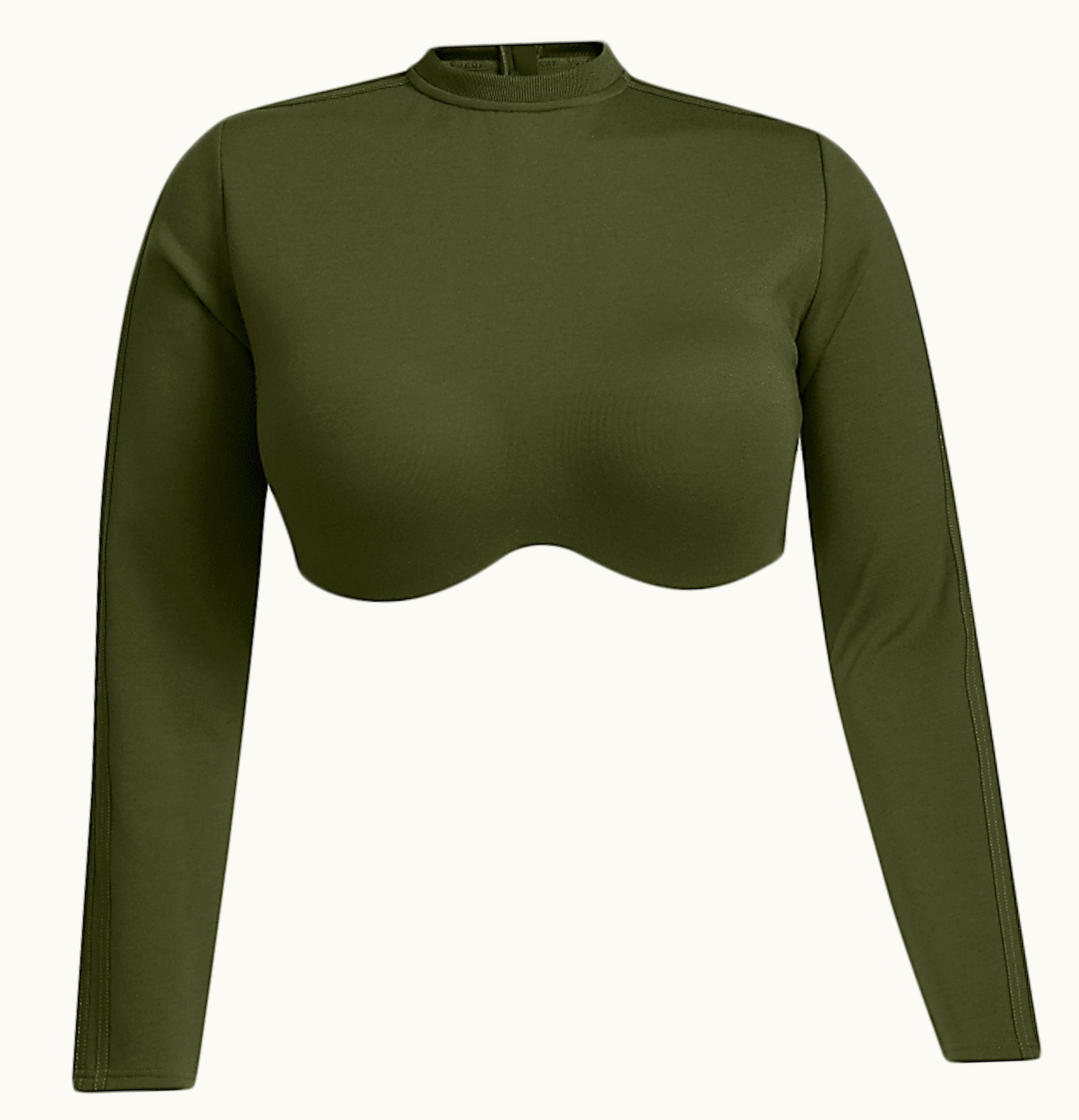 Adidas Adidas Ivy Park Halls Of Ivy Long Sleeve Crop Top Plus Size Wild Pine