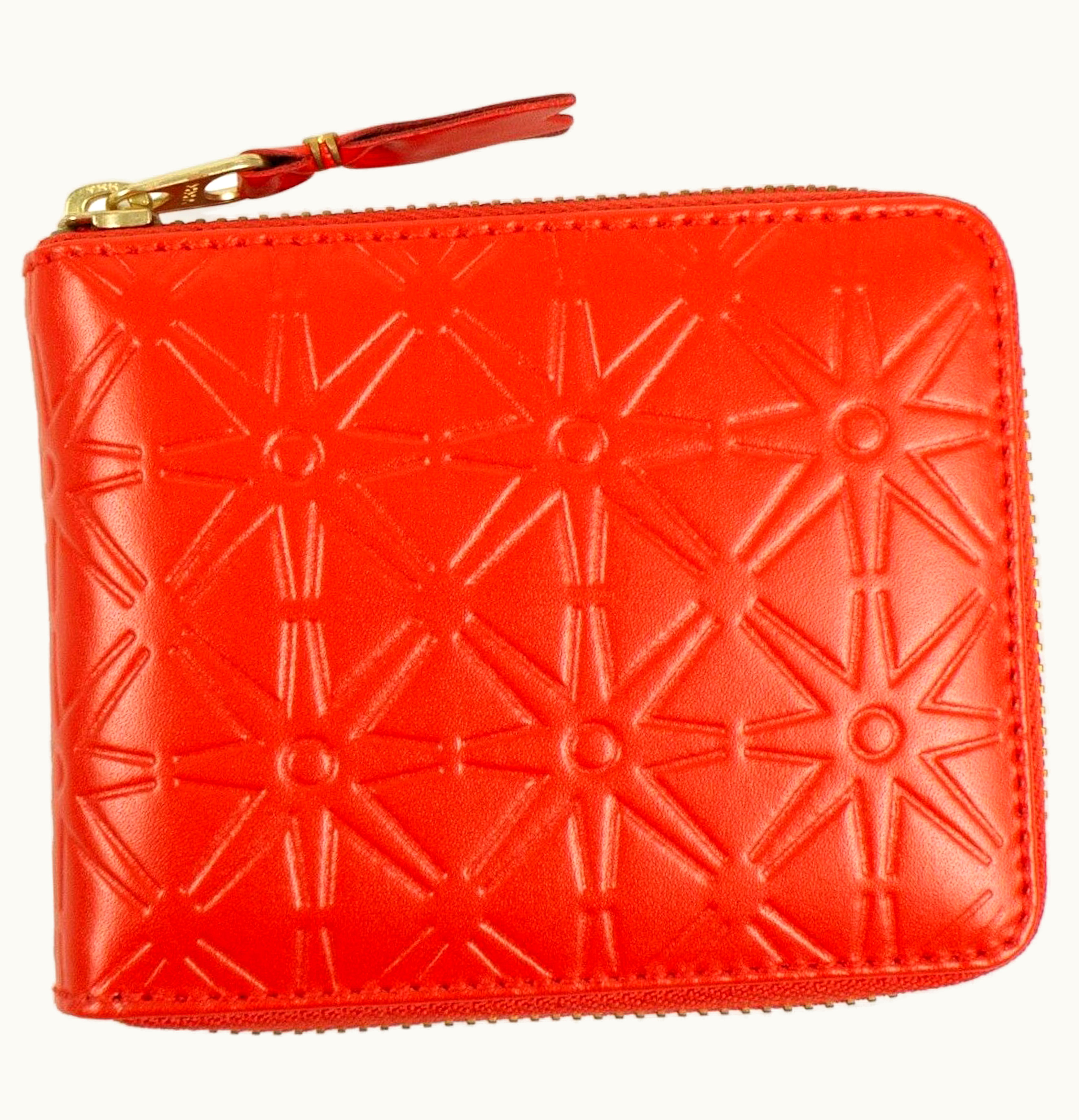 Comme Des Garçons Comme des Garcons SA710ECA Wallet Colour Embossed A Orange