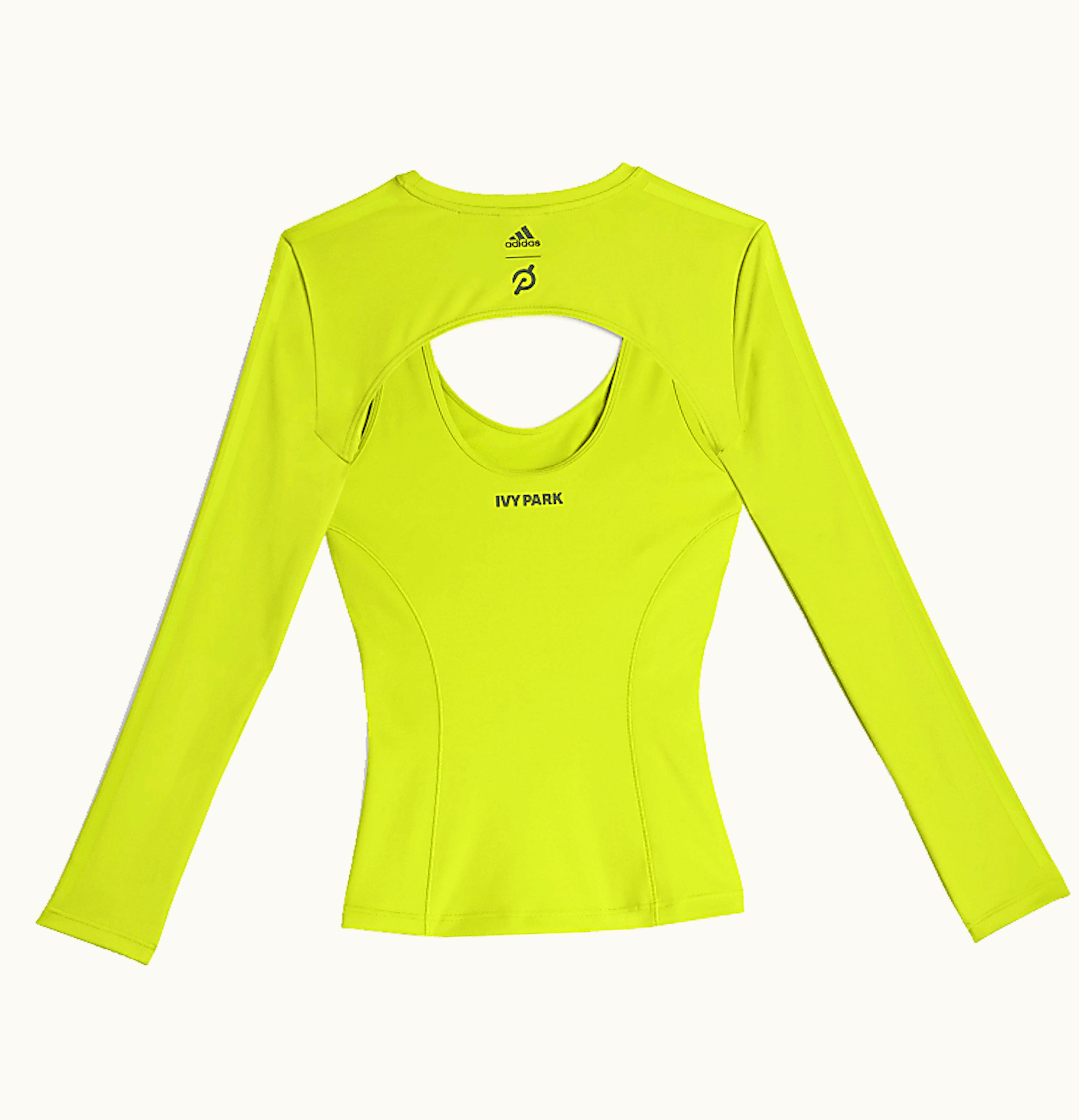 Adidas Adidas Ivy Park X Peloton Shrug Tank Top Set Shock Lime Focus Olive