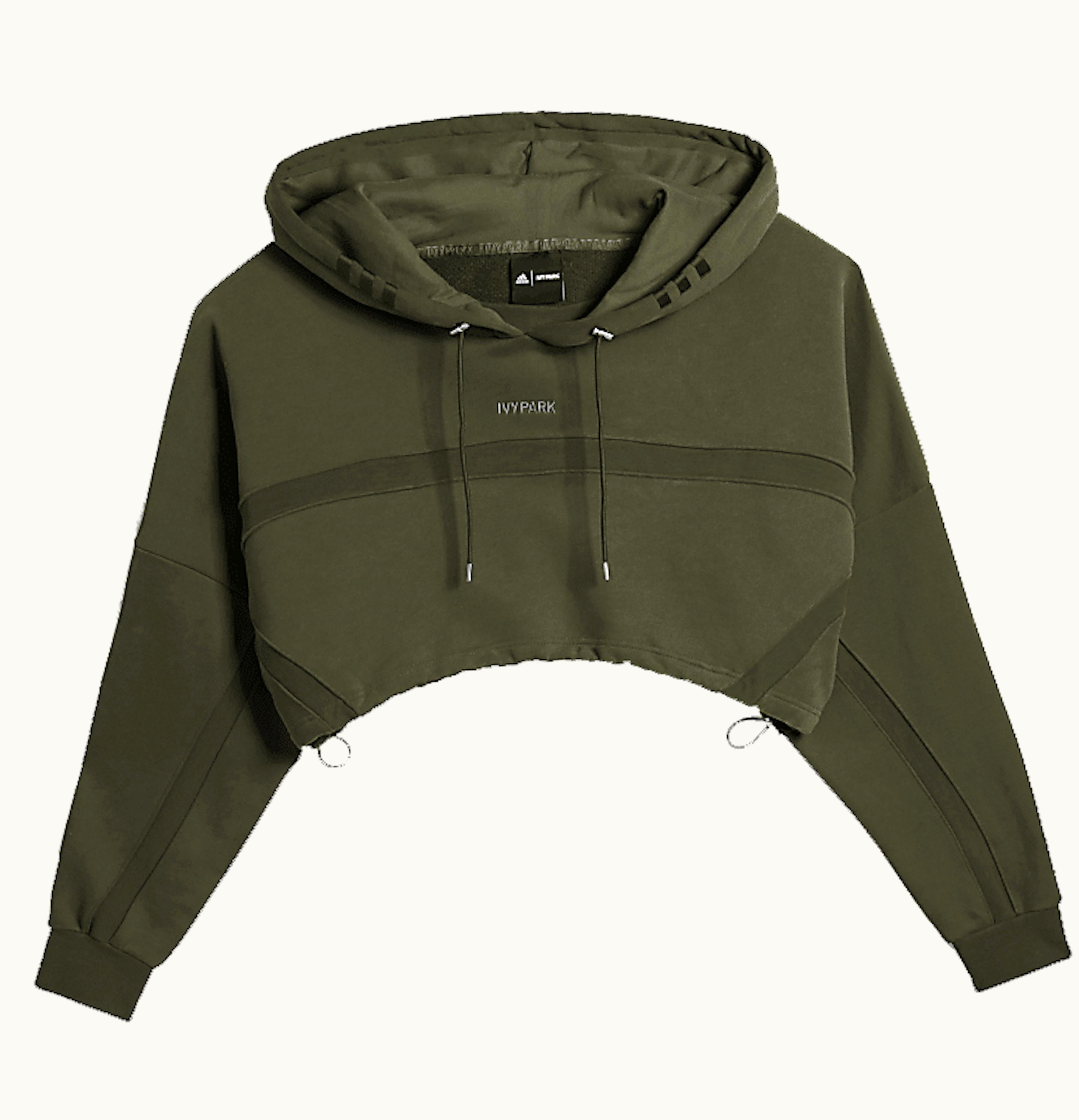 Adidas Adidas Ivy Park X Peloton Cropped Hoodie Focus Olive