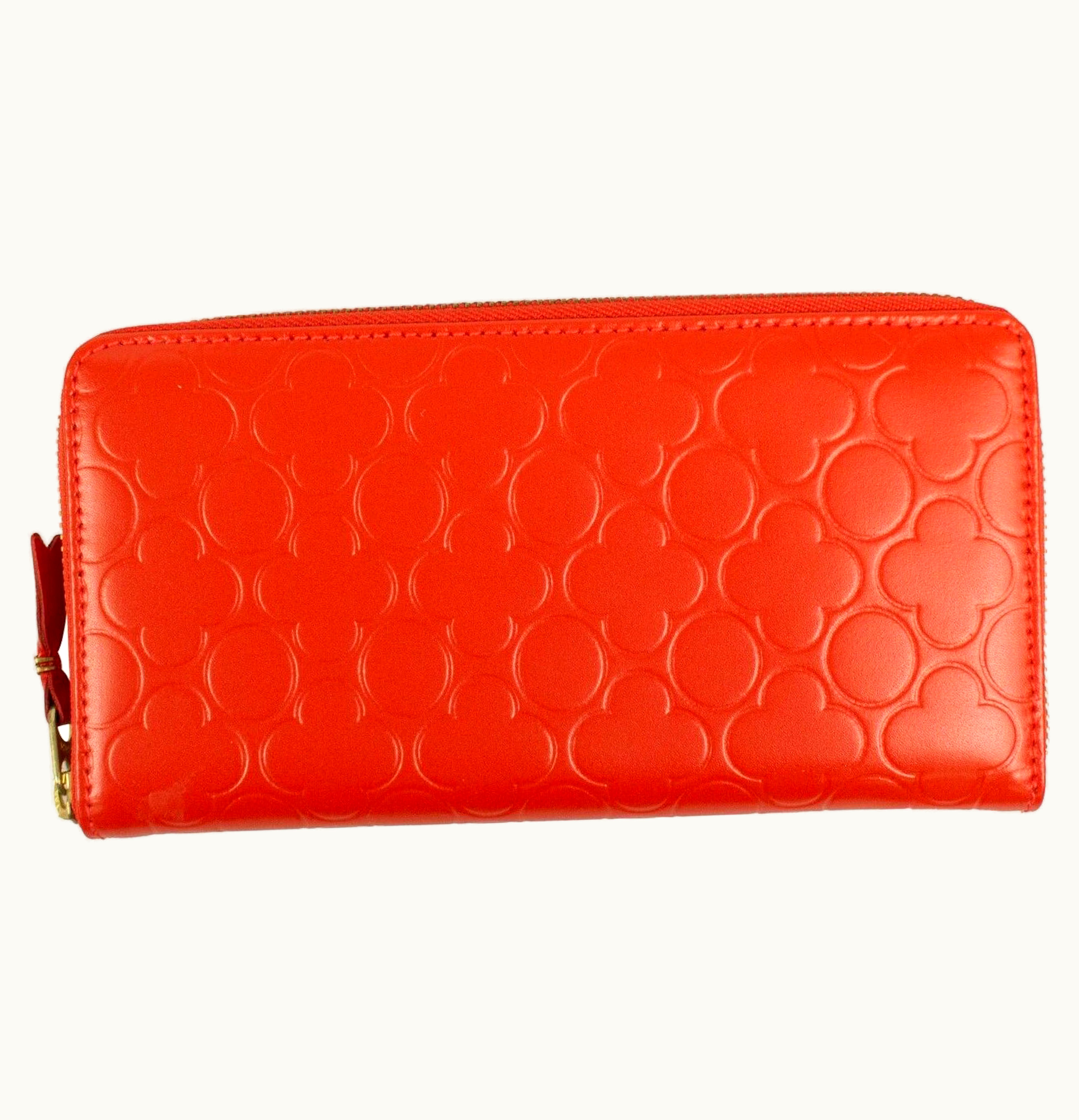Comme Des Garçons Comme des Garcons SA010ECB Wallet Classic Embossed B Orange