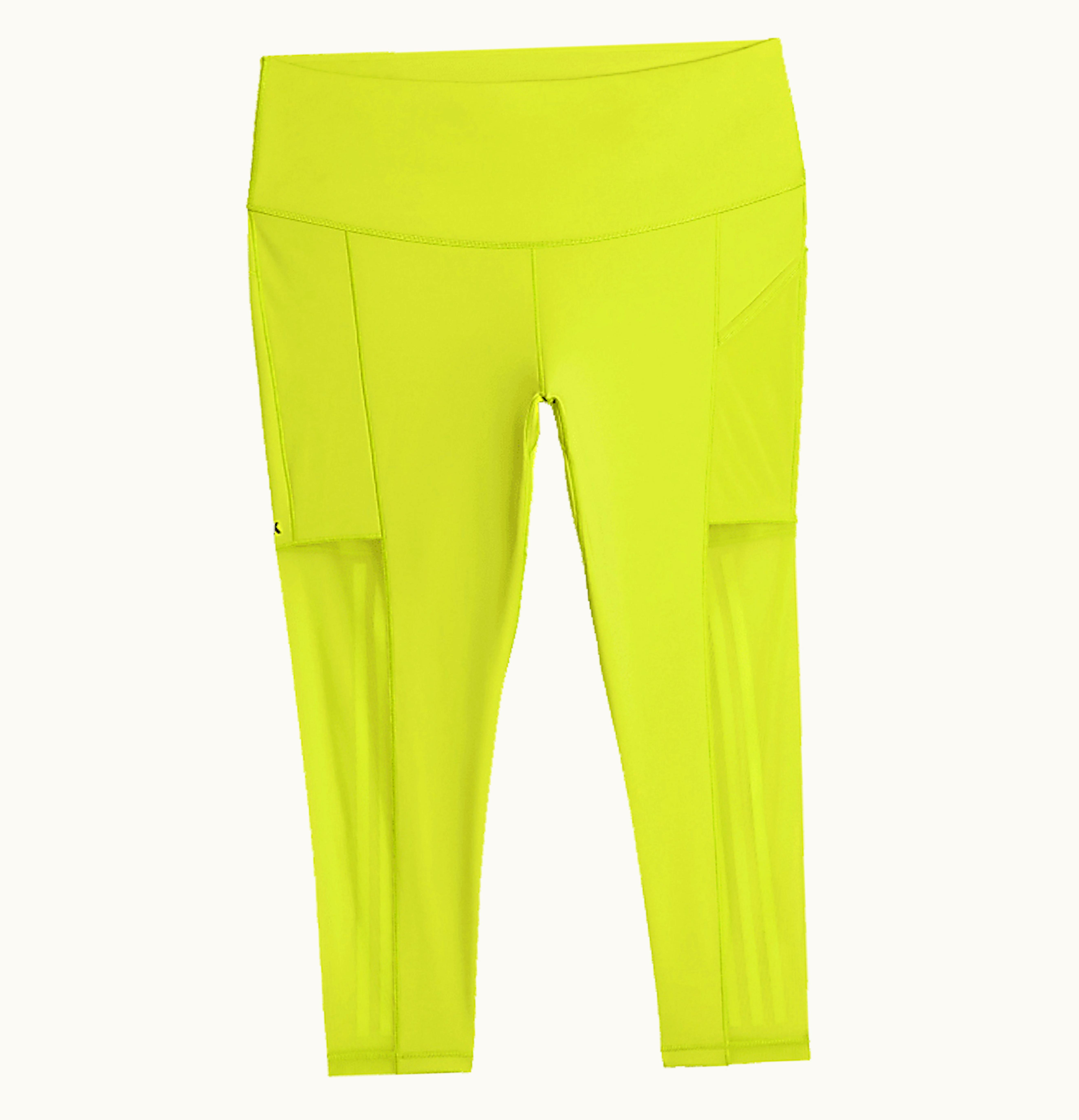 Adidas Adidas Ivy Park X Peloton Power Tights Plus Size Shock Lime Focus Olive