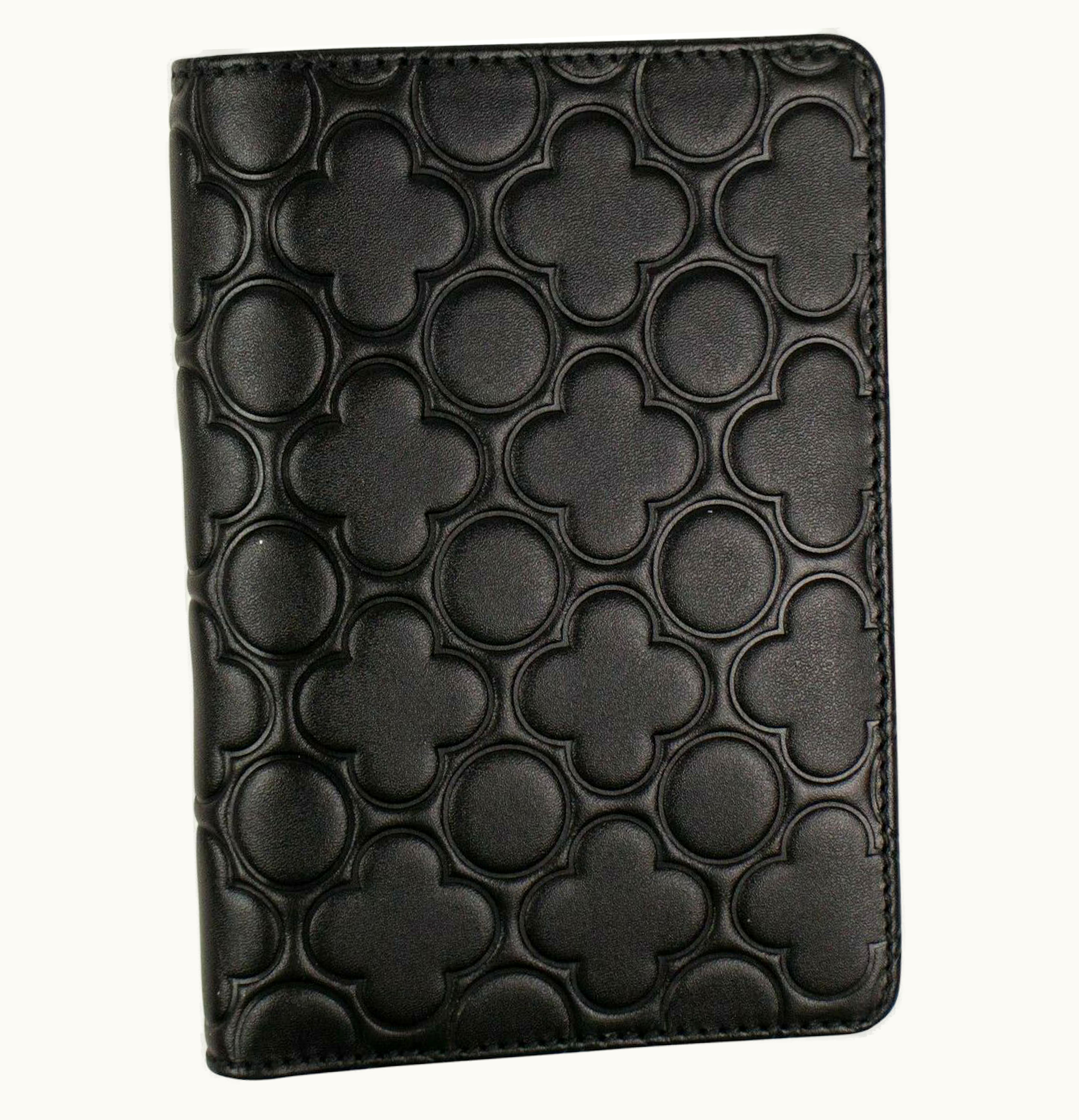 Comme Des Garçons Comme des Garcons SA630E Card Holder Classic Embossed Black