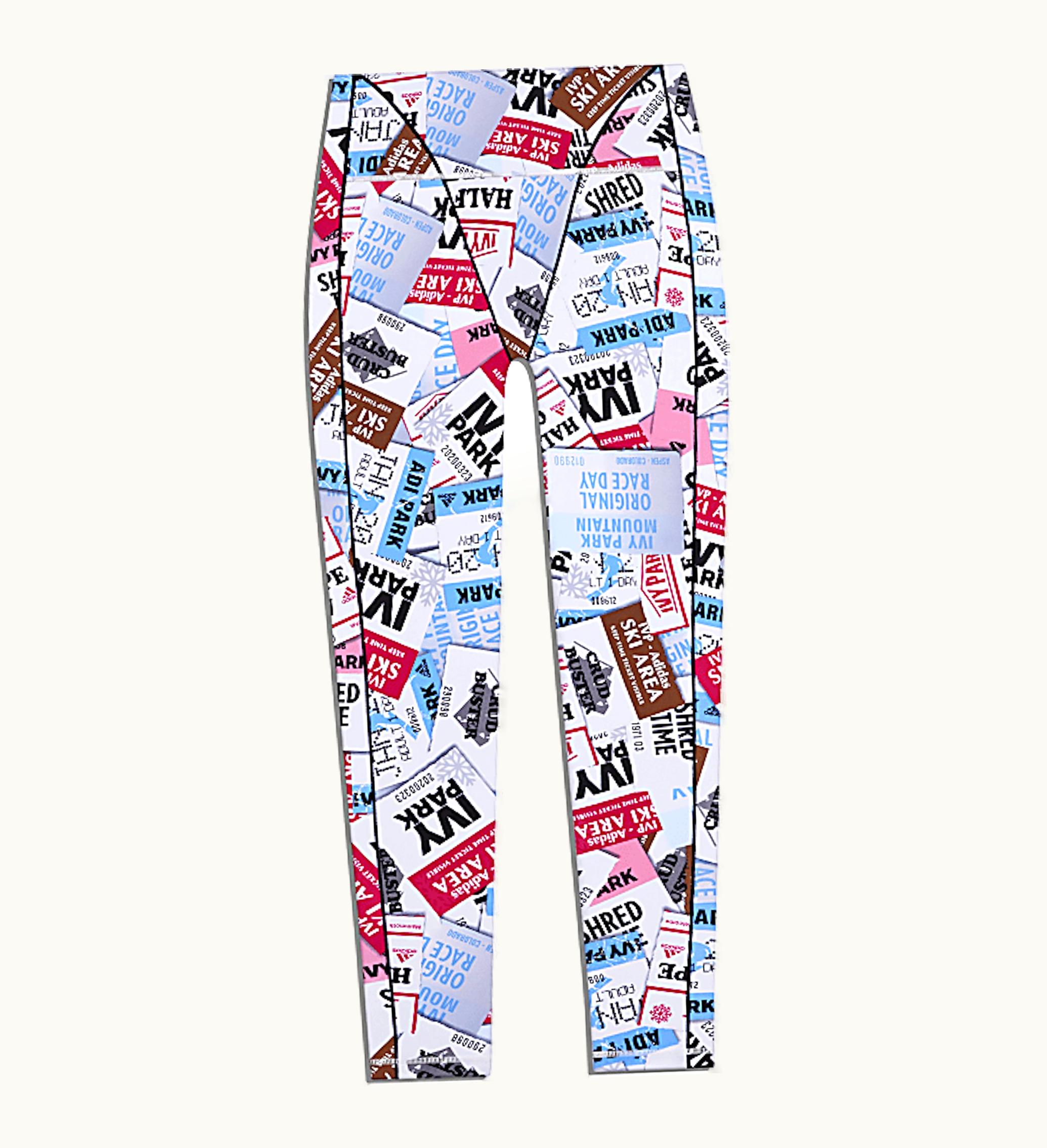 Adidas Adidas Ivy Park Ski Tag Tights Multicolor