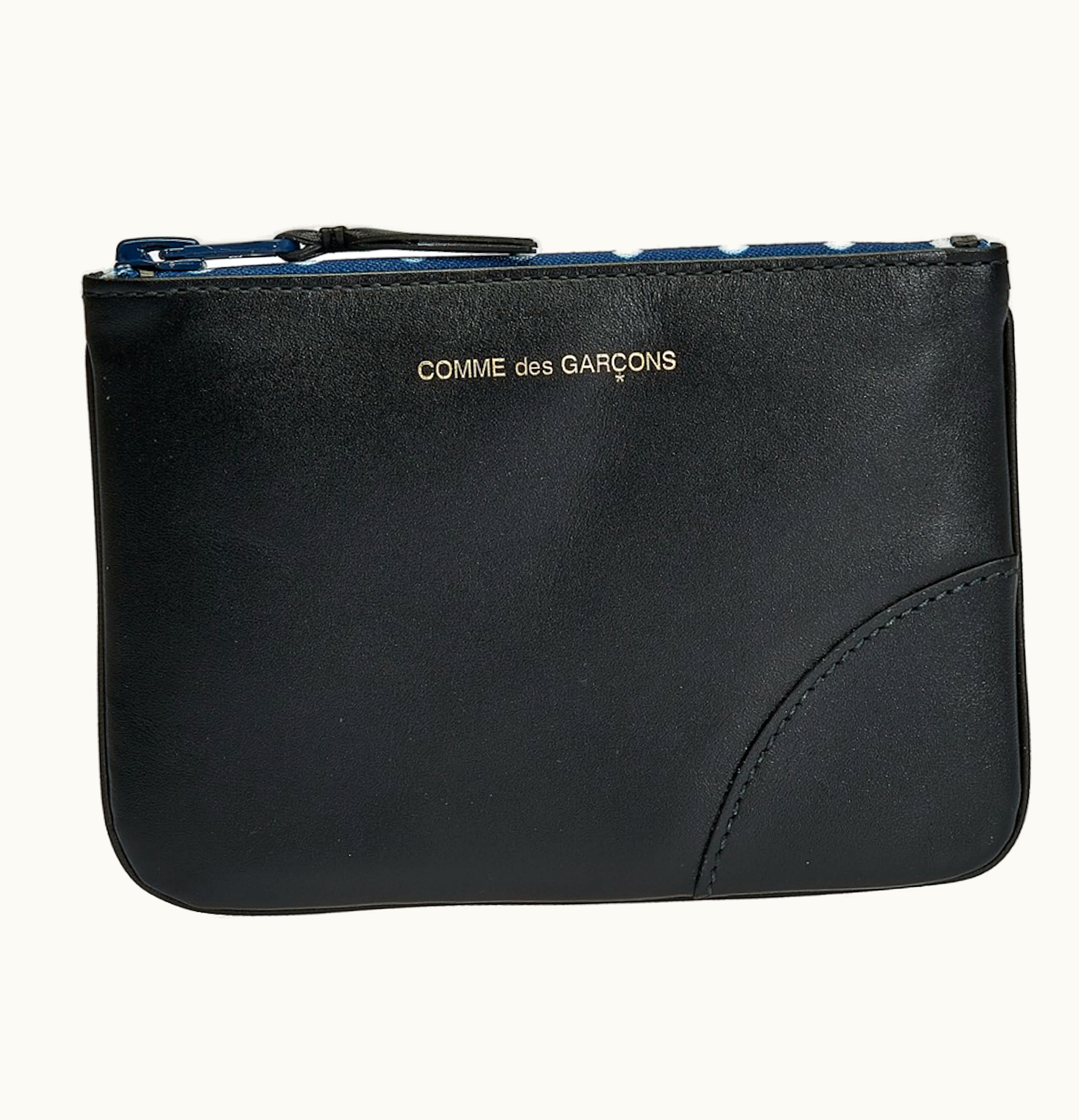 Comme Des Garçons Comme des Garcons SA8100DO Zipper Wallet Polka Dot Black