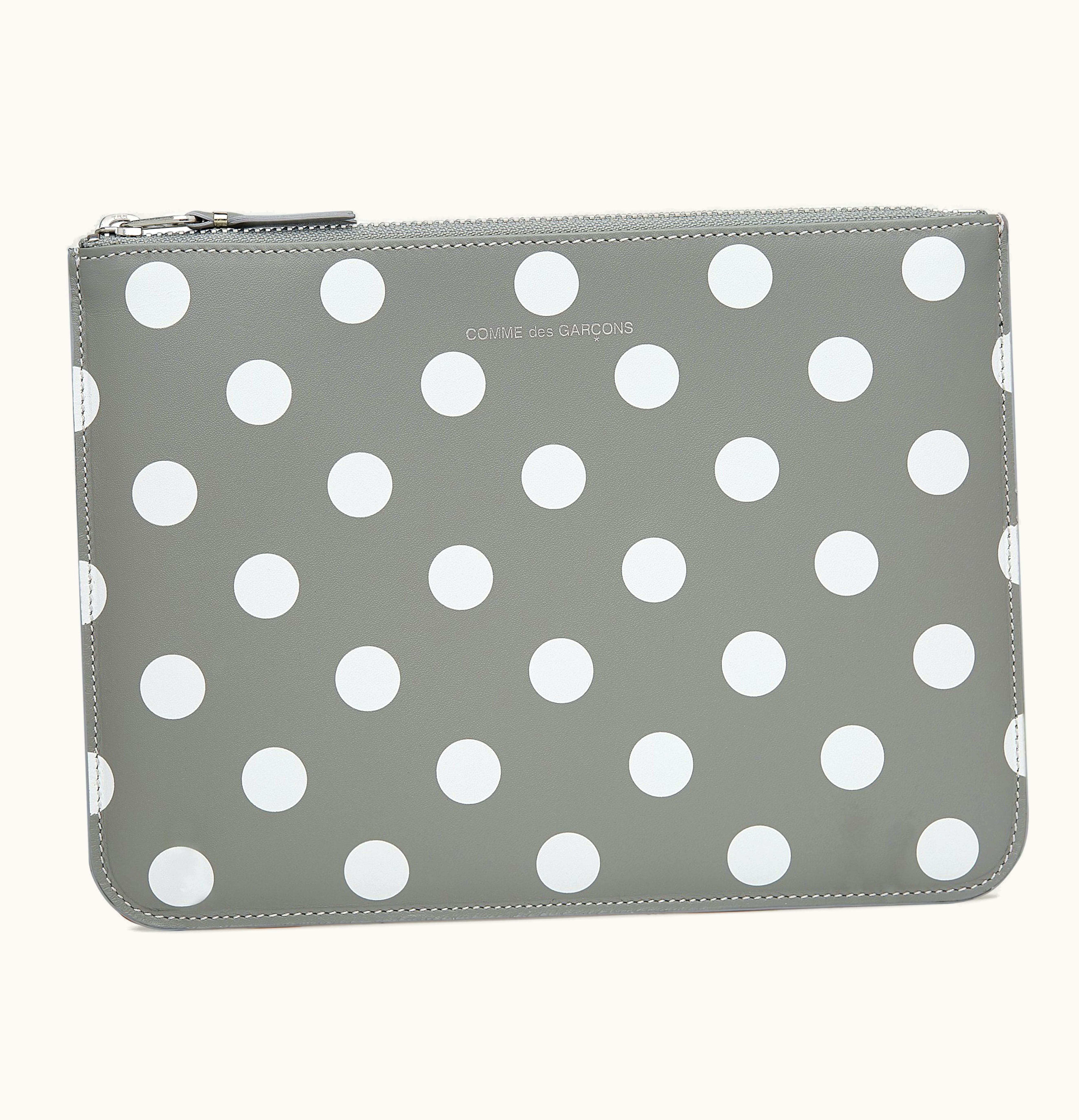 Comme Des Garçons Comme des Garcons SA5100PD Wallet Polka Dots Grey