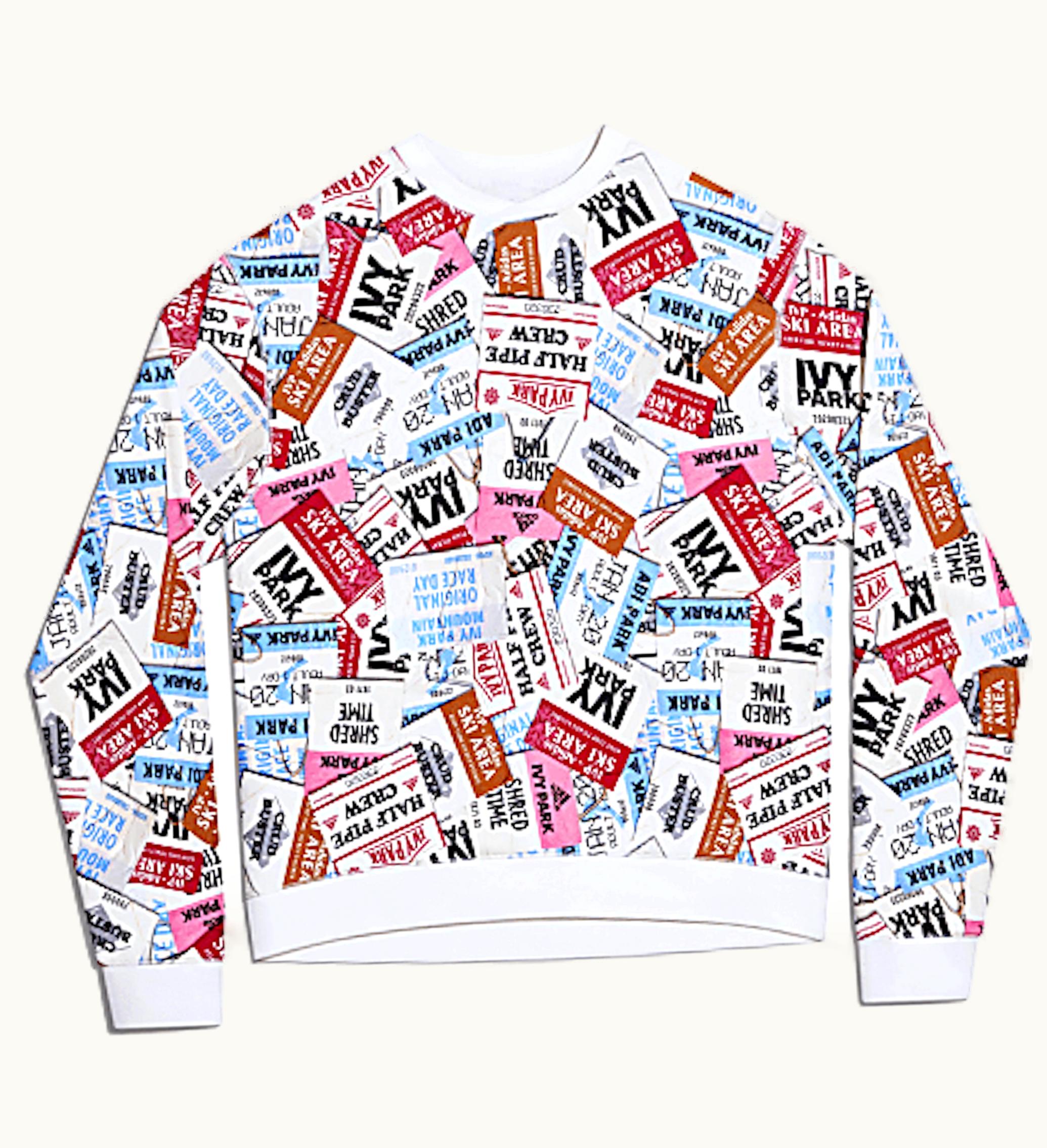 Adidas Adidas Ivy Park Ski Tag Crew Sweatshirt All Gender Multicolor
