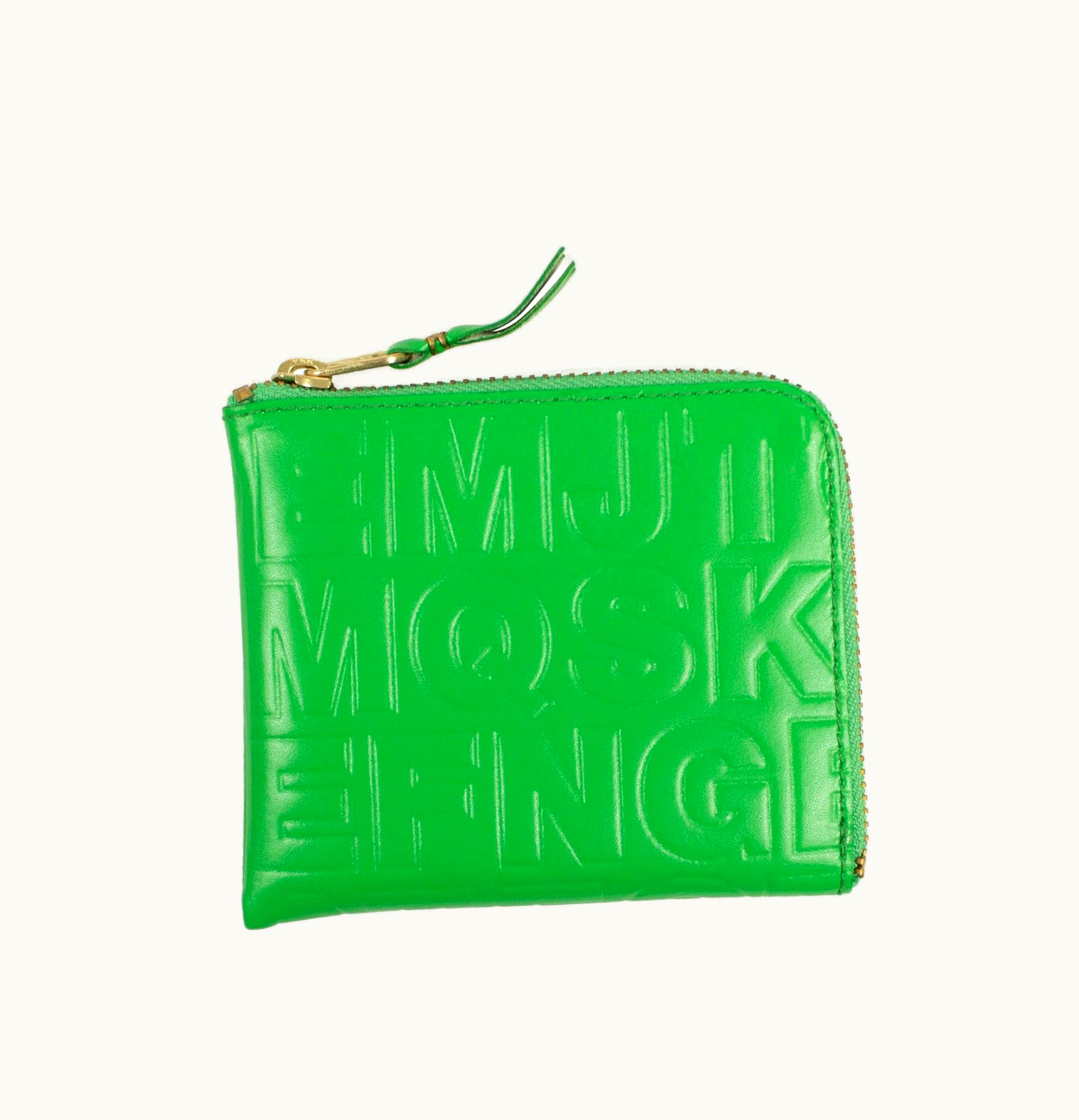 Comme Des Garçons Comme des Garcons SA310EC Wallet Letter EMJT Embossed Green